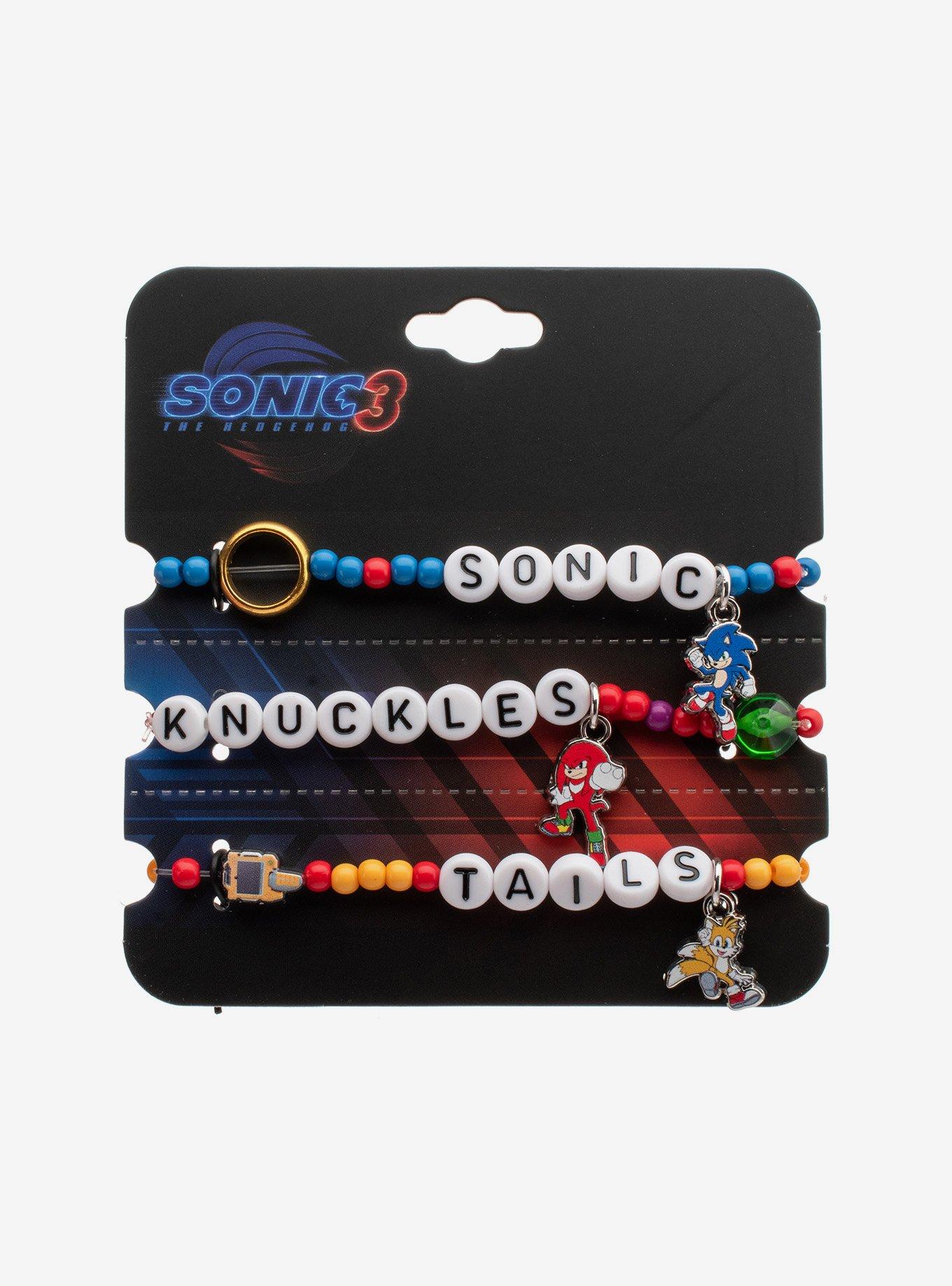 Sonic The Hedgehog 3 Team Sonic Bead Bracelet Set, , hi-res