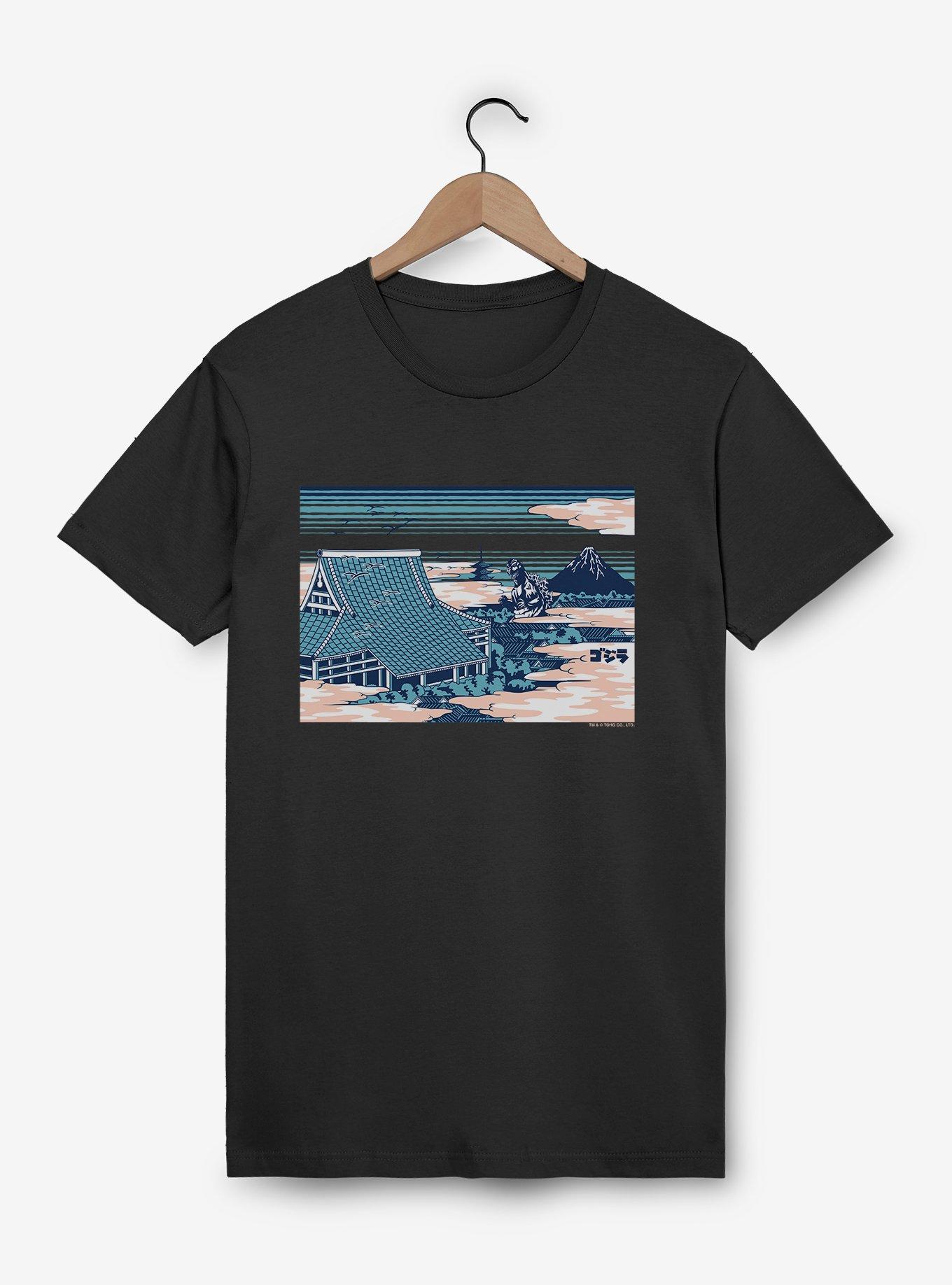 Godzilla Through The Clouds T-Shirt, , hi-res