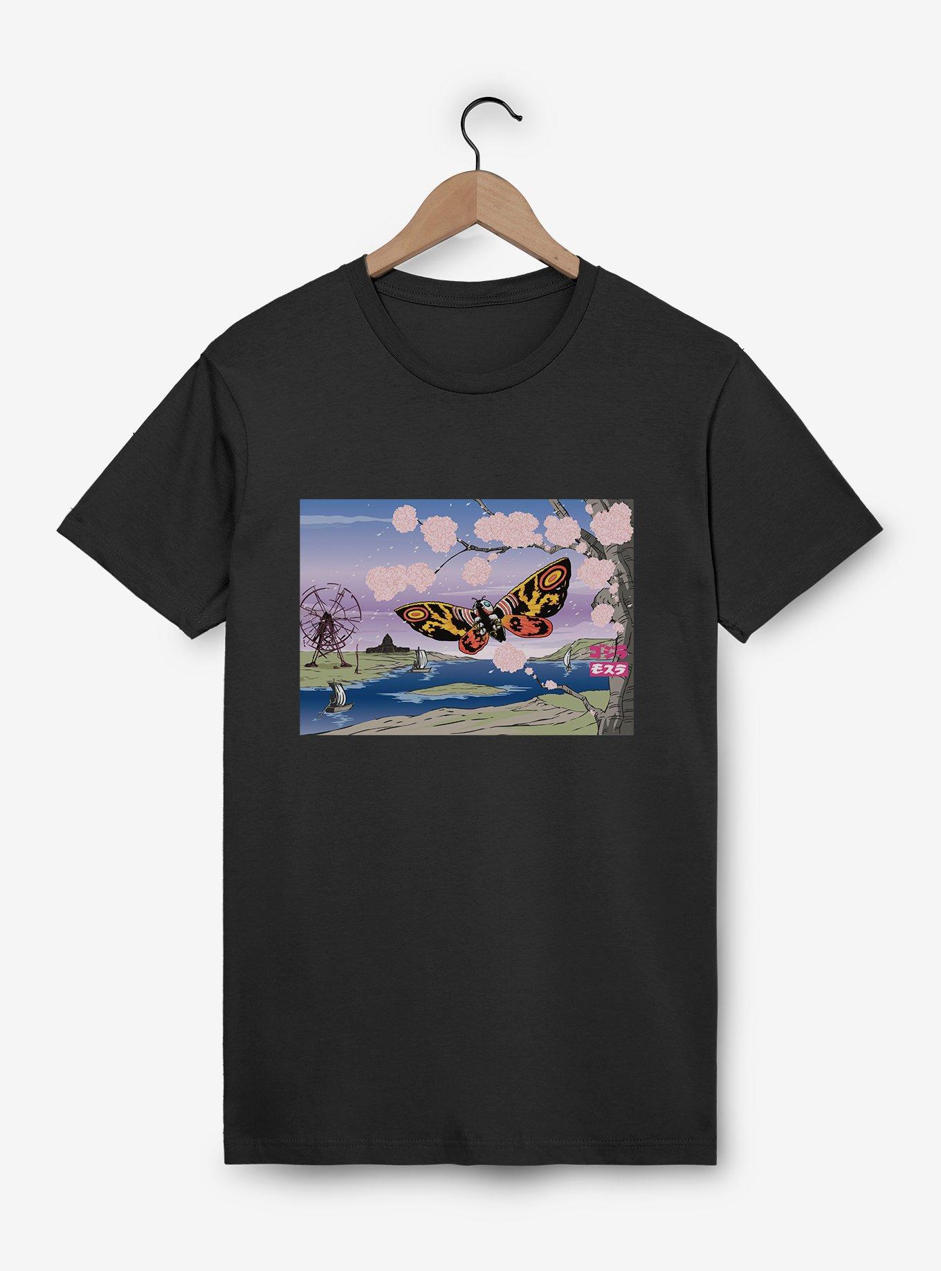 Godzilla Mothra Cherry Blossoms T-Shirt, , hi-res