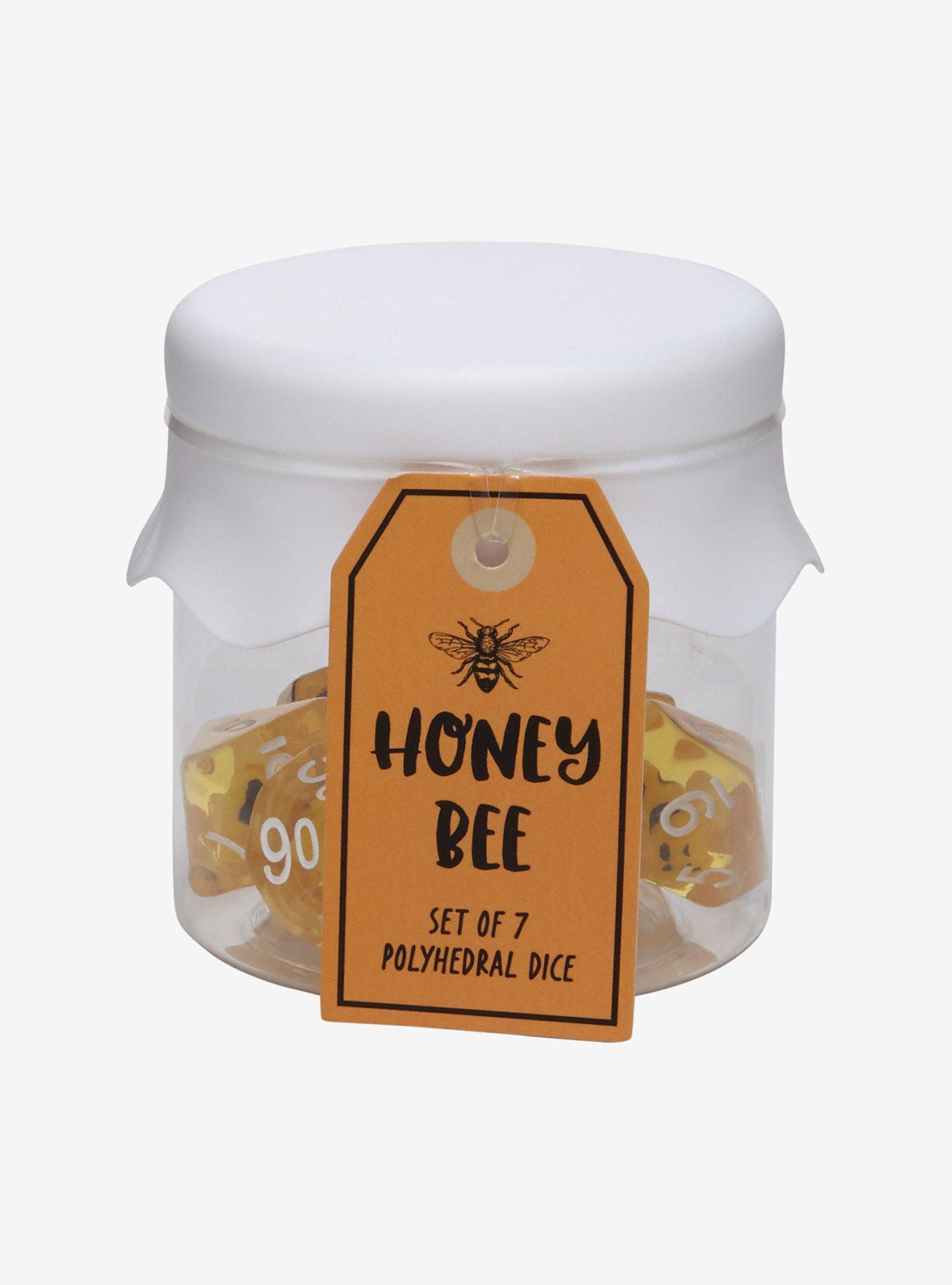 Honey Bee Polyhedral Dice Set Hot Topic Exclusive, , hi-res