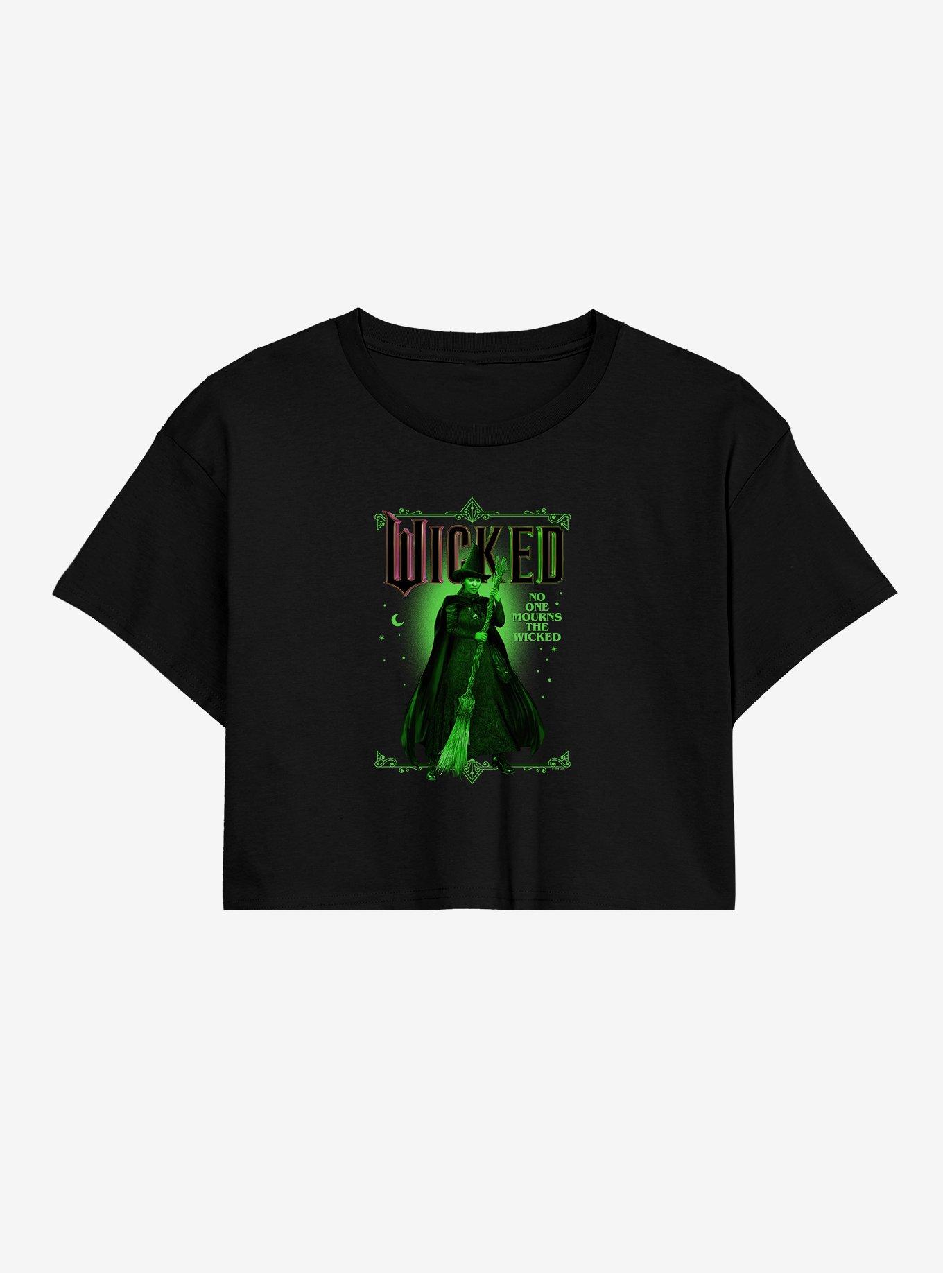 Wicked Elphaba No One Mourns The Wicked Womens Crop TShirt BoxLunch