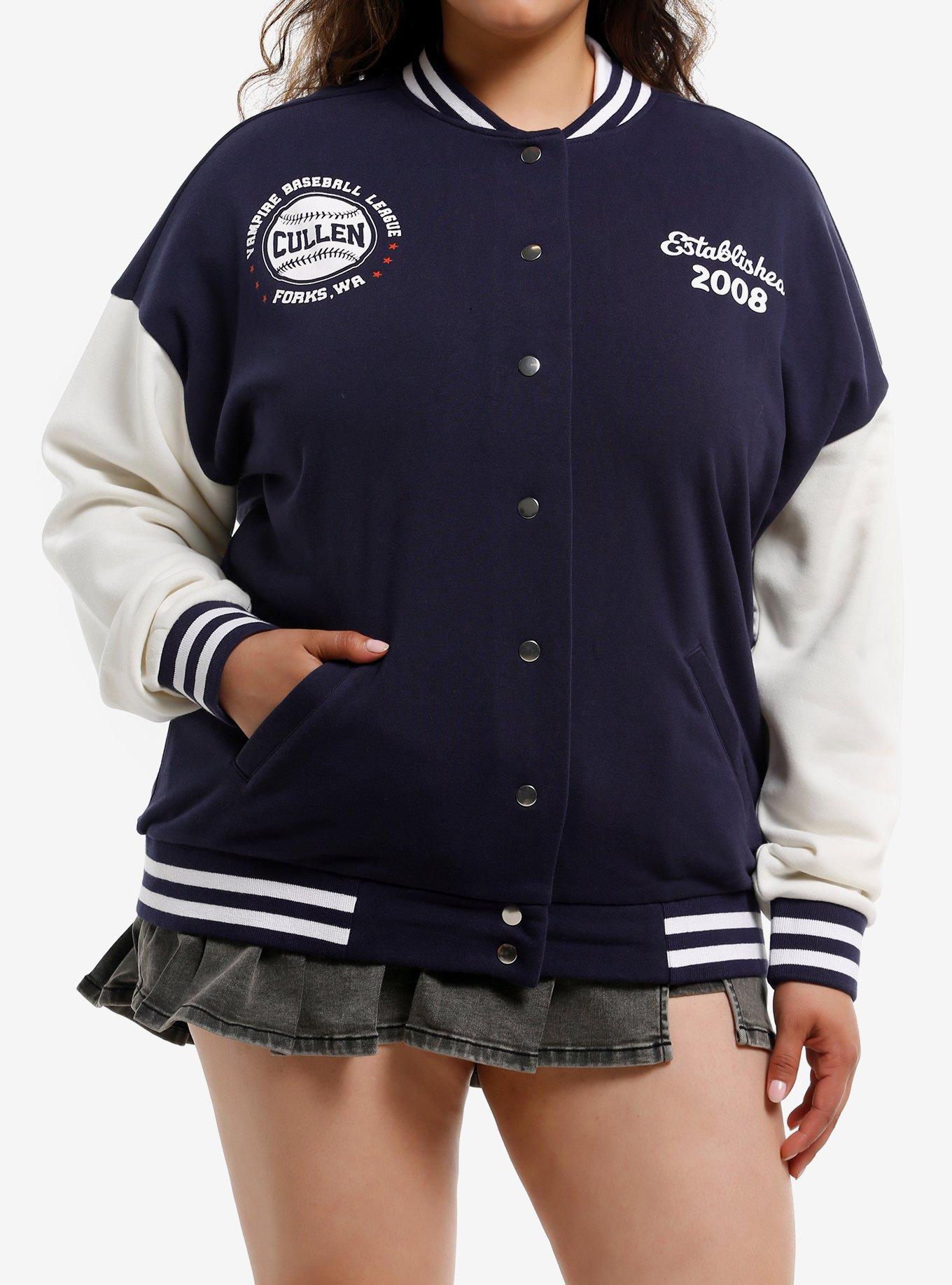 Twilight Cullen Baseball Varsity Jacket Plus Size, , hi-res