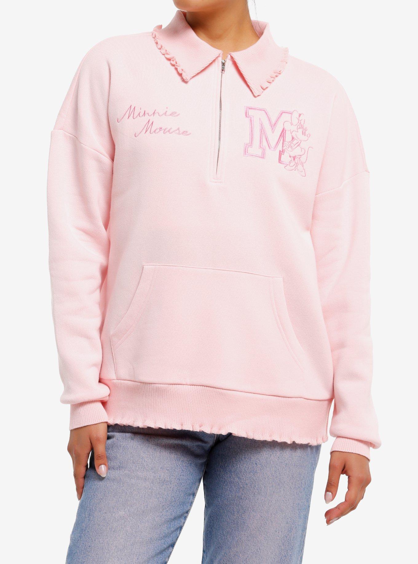 Her Universe Disney Minnie Mouse Quarter Zip Sweatshirt Her Universe Exclusive, , hi-res