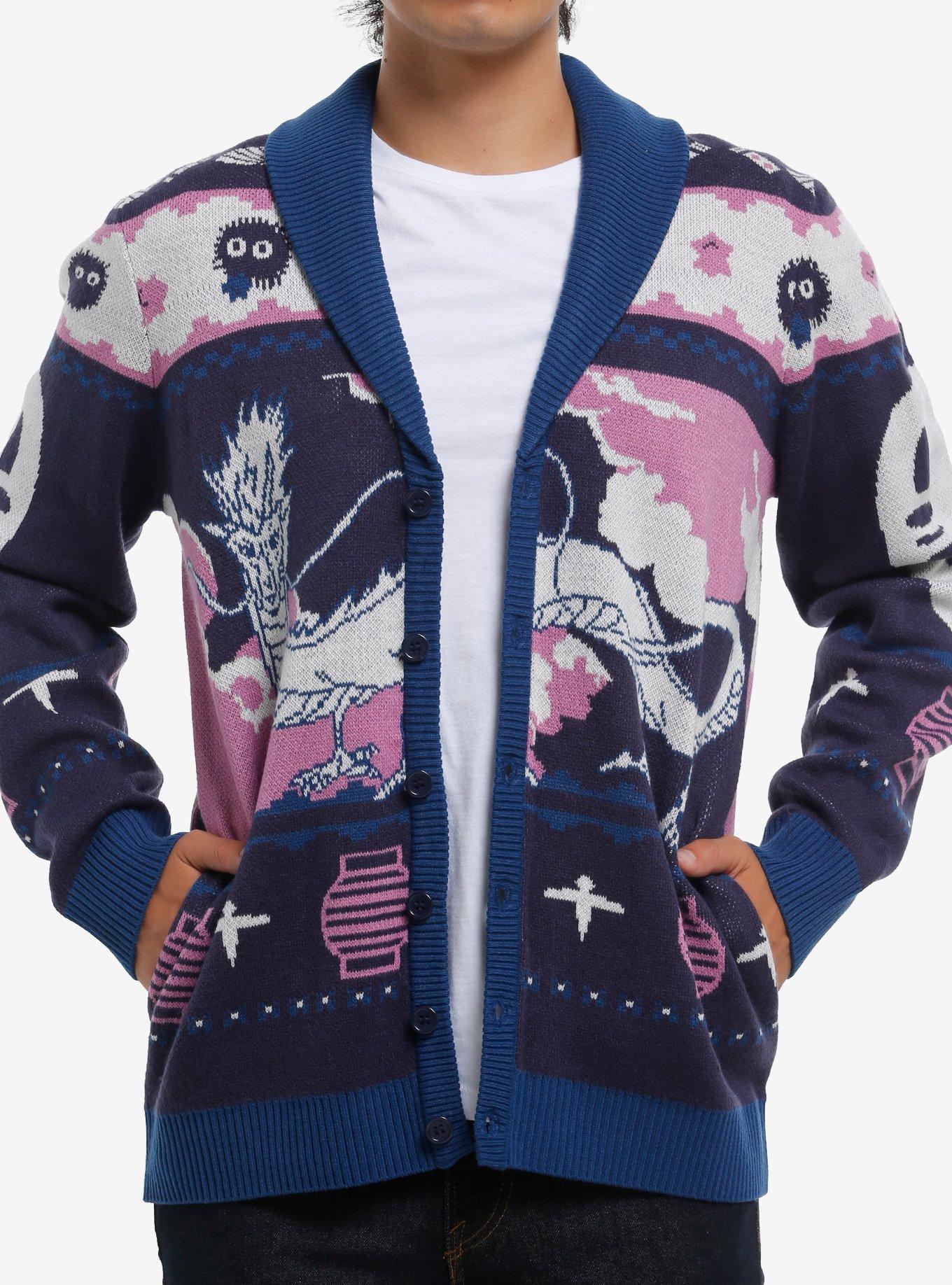 Studio Ghibli® Spirited Away Characters & Icons Knit Shawl Cardigan, , hi-res