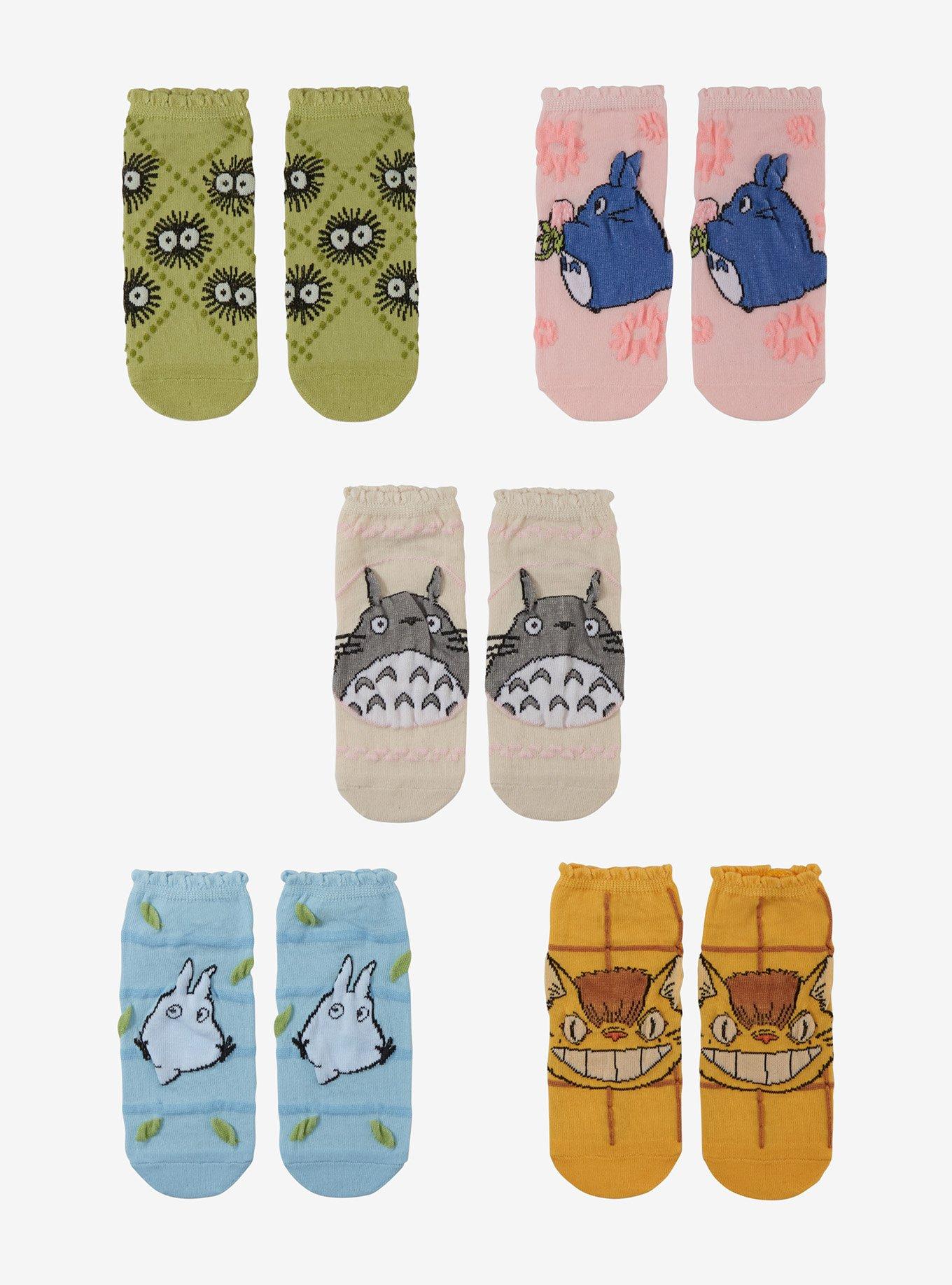 Studio Ghibli® My Neighbor Totoro Characters Ankle Sock Set - BoxLunch Exclusive, , hi-res