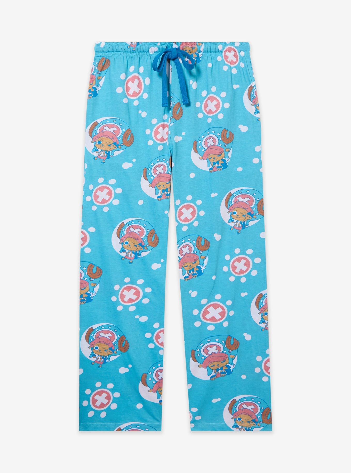 One Piece Chopper Hat Allover Print Sleep Pants - BoxLunch Exclusive, , hi-res