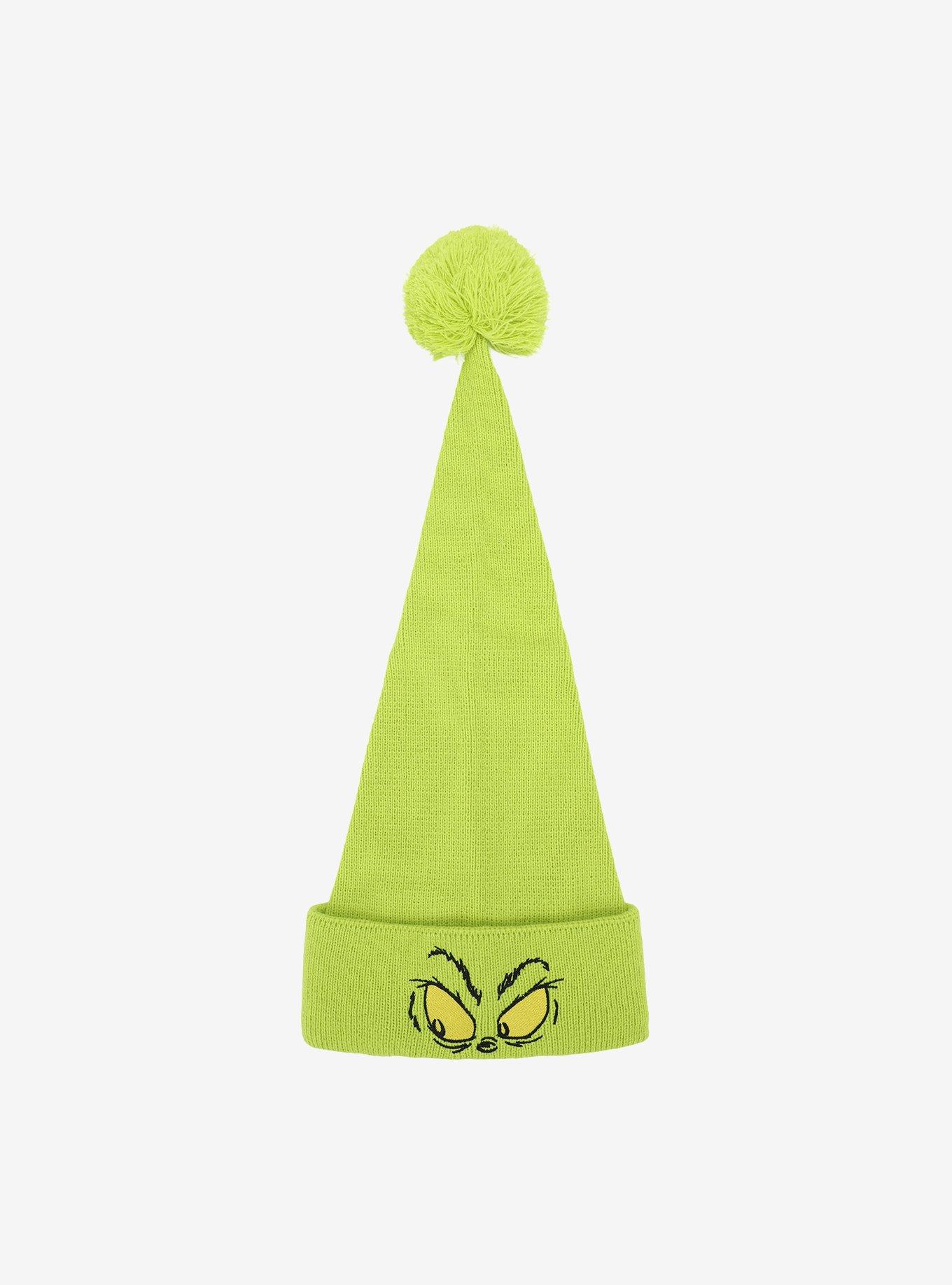 Dr. Seuss How The Grinch Stole Christmas Grinch Green Santa Hat, , hi-res