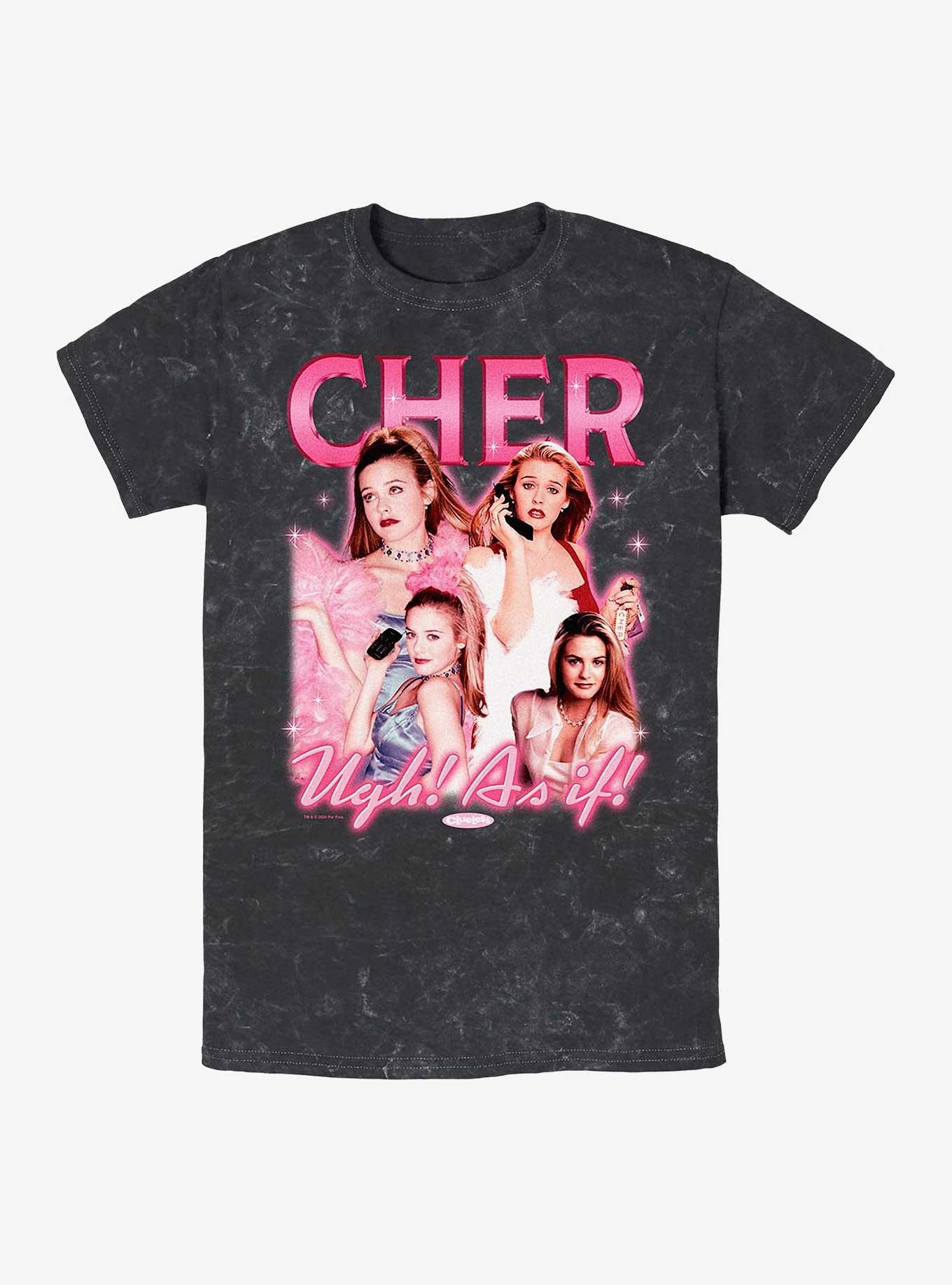 Clueless Y2K Cher Mineral Wash T-Shirt, , hi-res