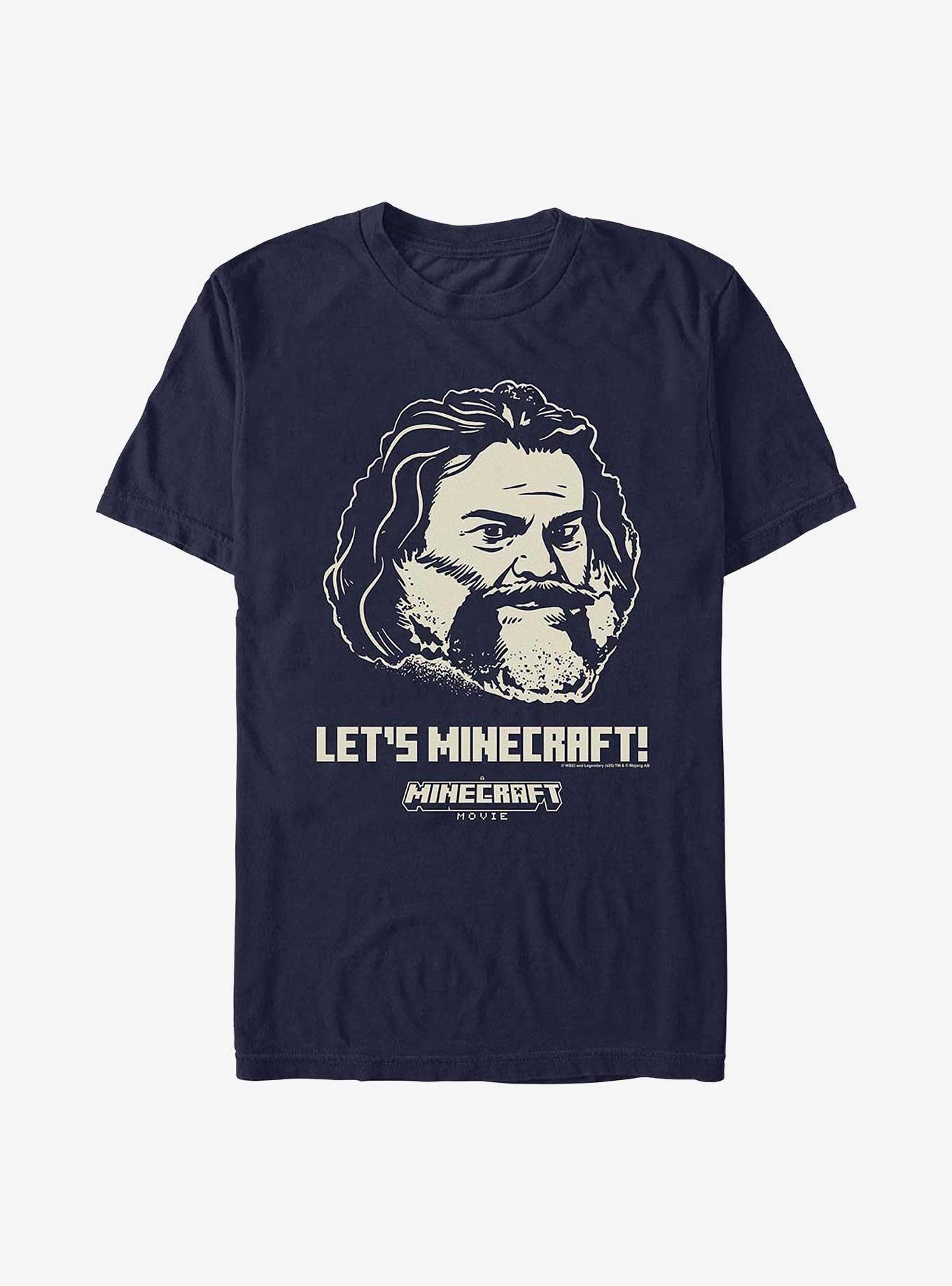 A Minecraft Movie Steve Let's Minecraft T-Shirt, , hi-res