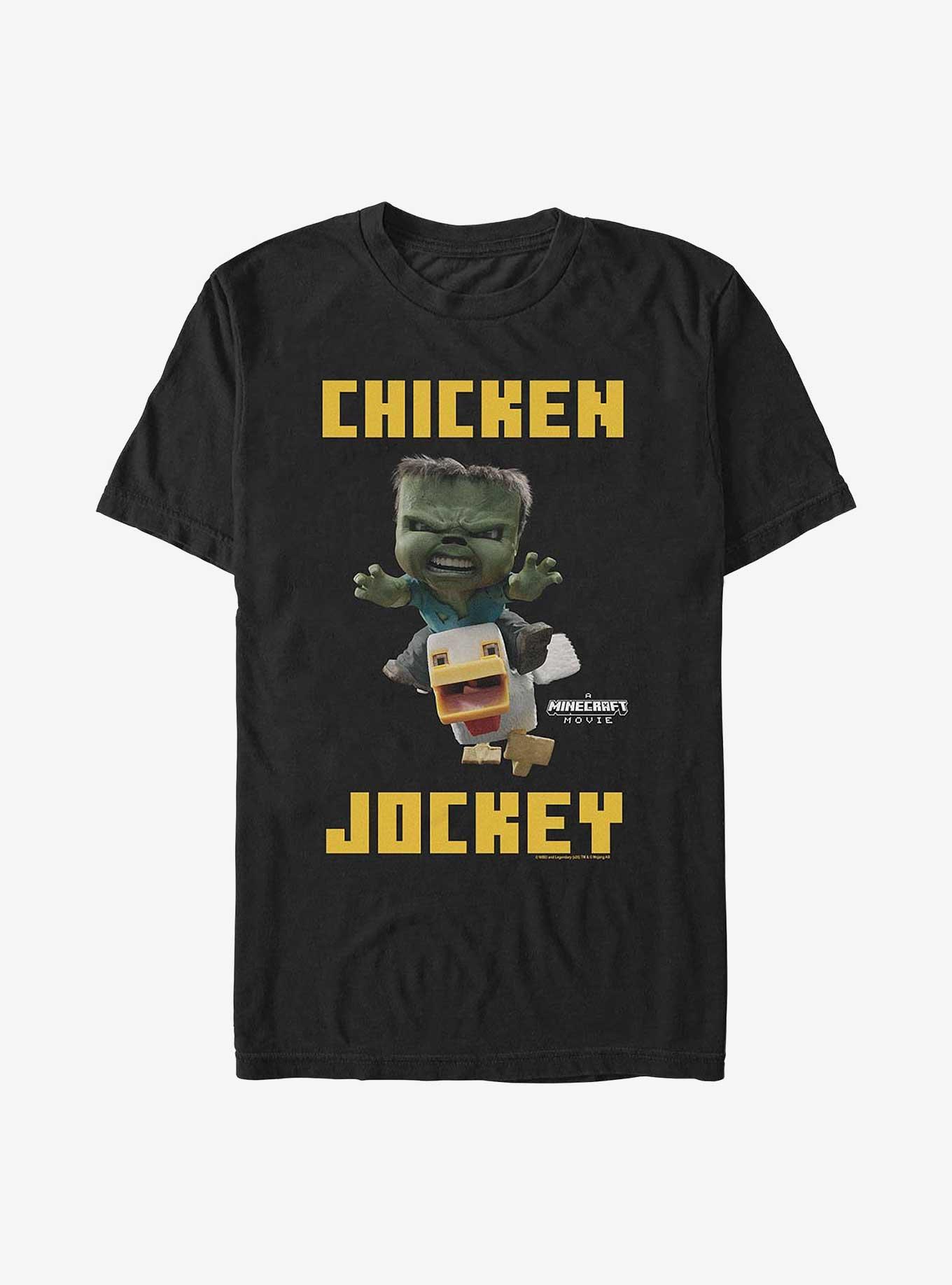 A Minecraft Movie Chicken Jockey T-Shirt, , hi-res