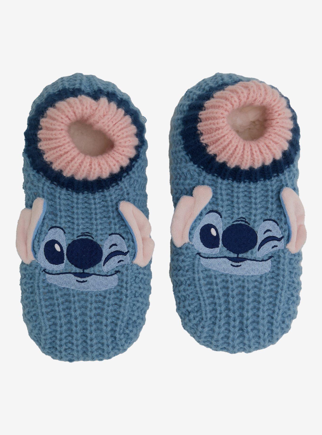 Disney Lilo & Stitch Knit Slipper Socks — BoxLunch Exclusive, , hi-res