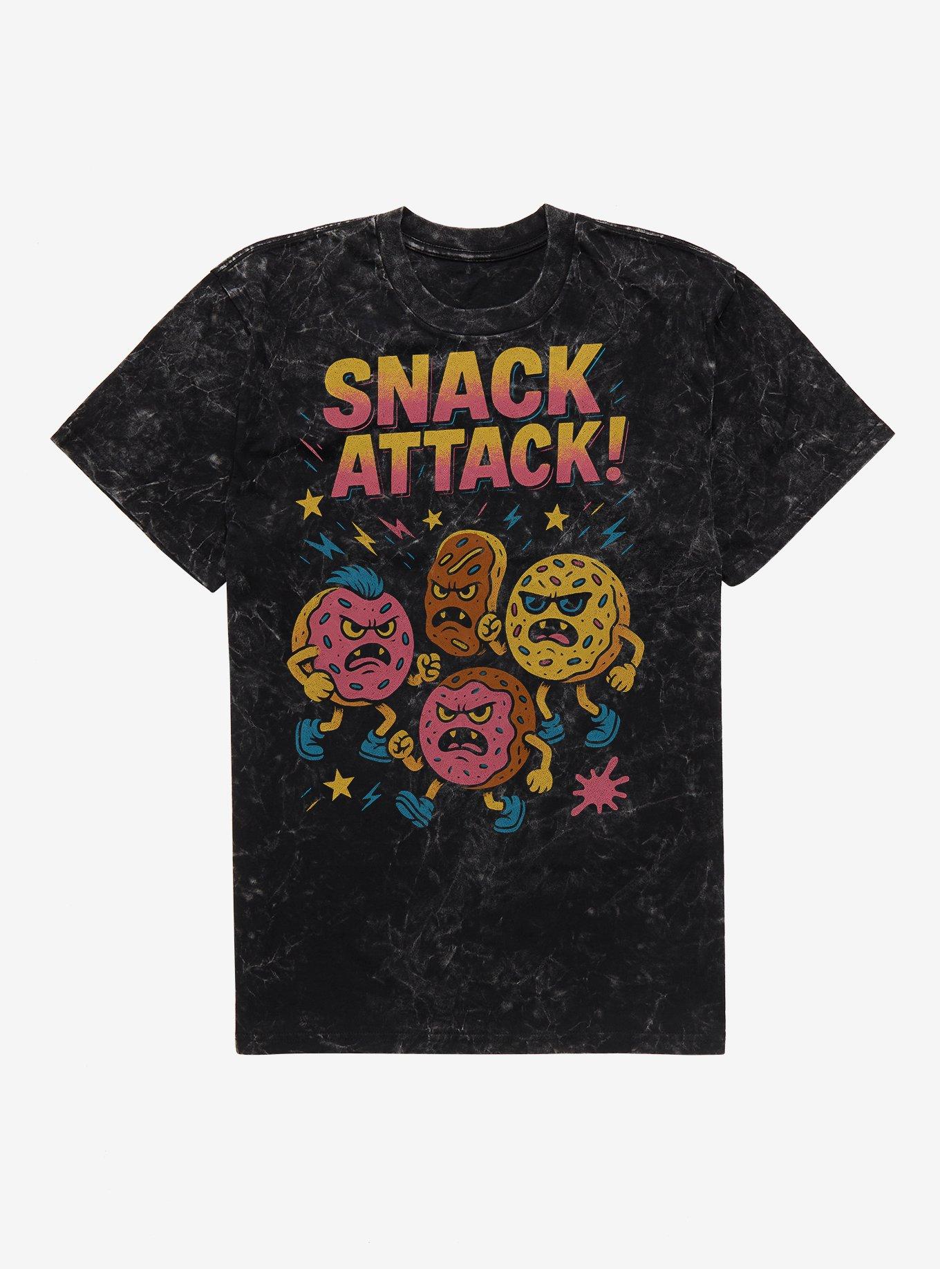 Snack Attack Donuts Mineral Wash T-Shirt