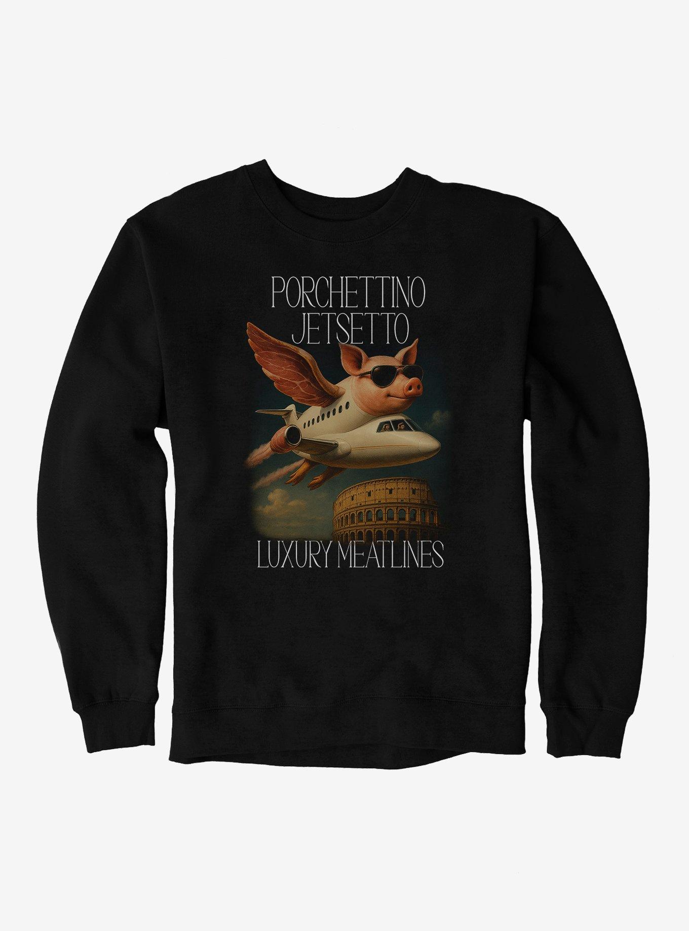 Porchettino Jetsetto Luxury Meatlines Sweatshirt, , hi-res