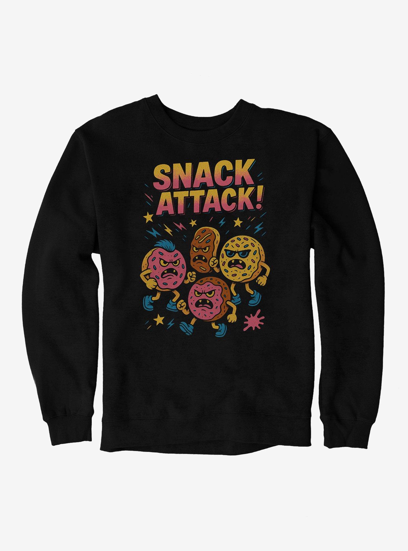 Hot Topic Snack Attack Donuts Sweatshirt, , hi-res