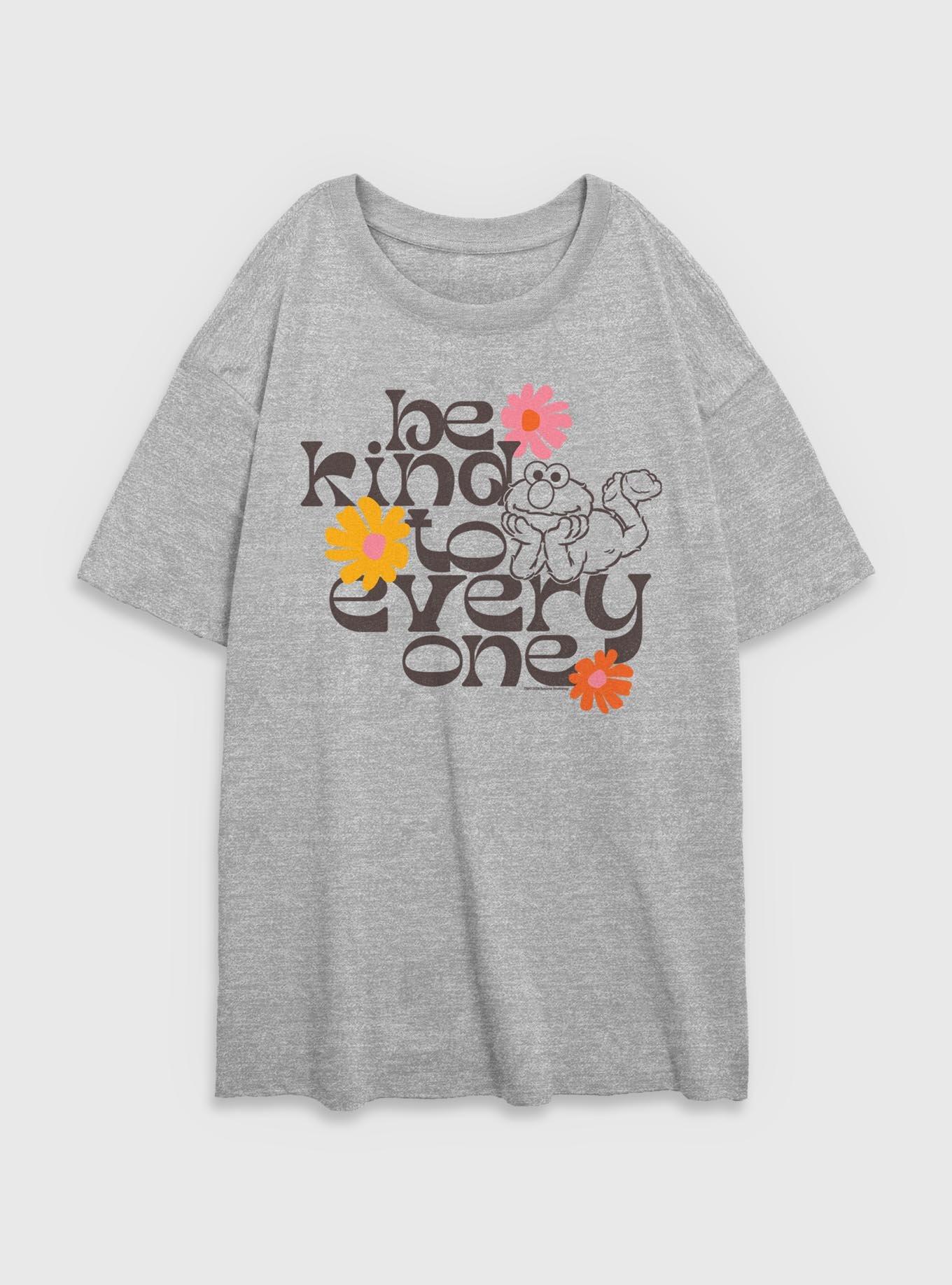 Sesame Street Elmo Be Kind To Everyone Womens Oversized T-Shirt, , hi-res