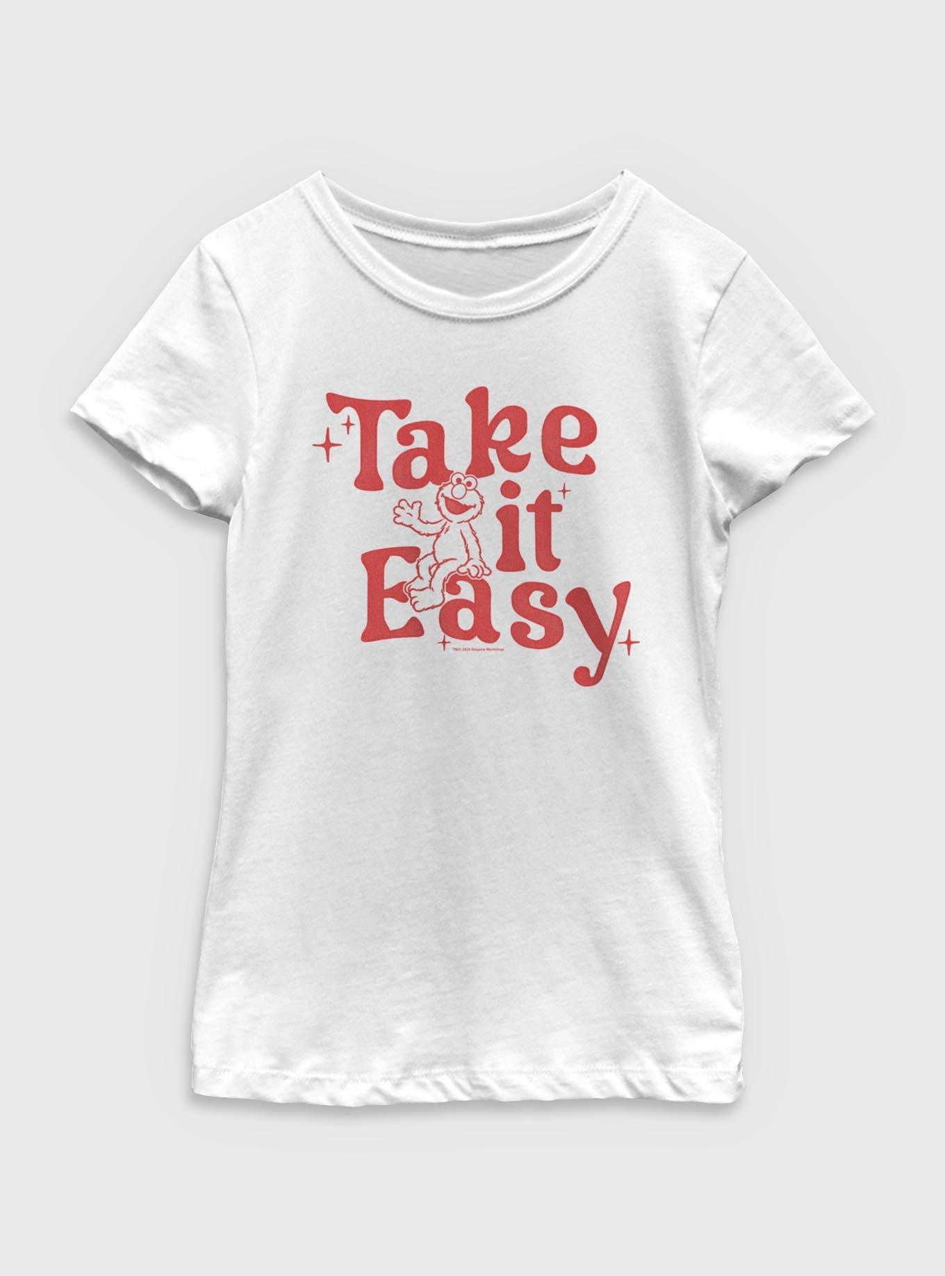 Sesame Street Elmo Take It Easy Youth Girls T-Shirt, , hi-res