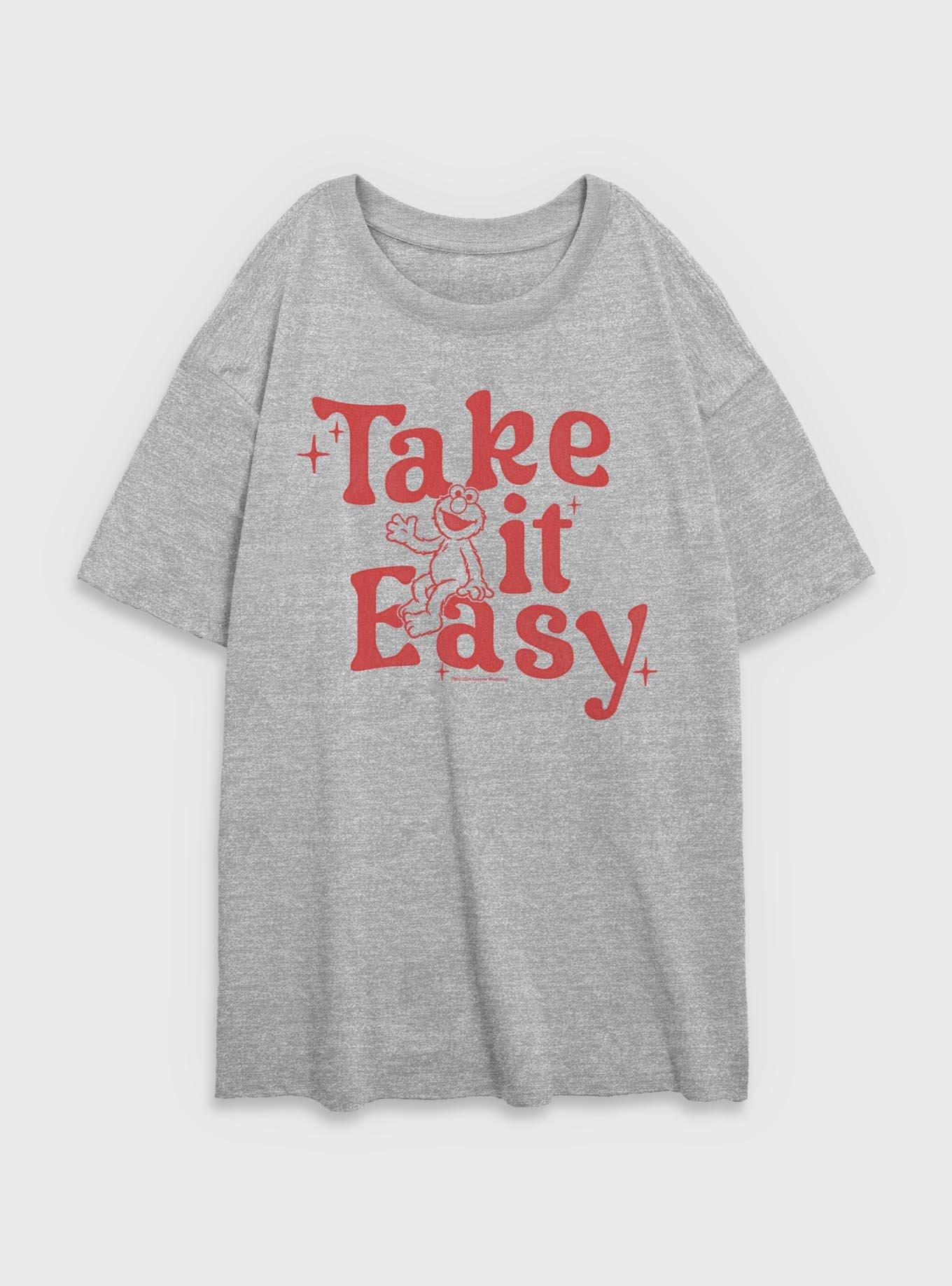 Sesame Street Elmo Take It Easy Womens Oversized T-Shirt, , hi-res