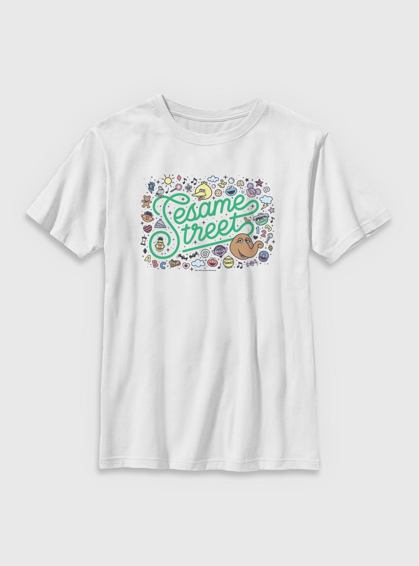 Sesame Street Collage Youth T-Shirt, , hi-res