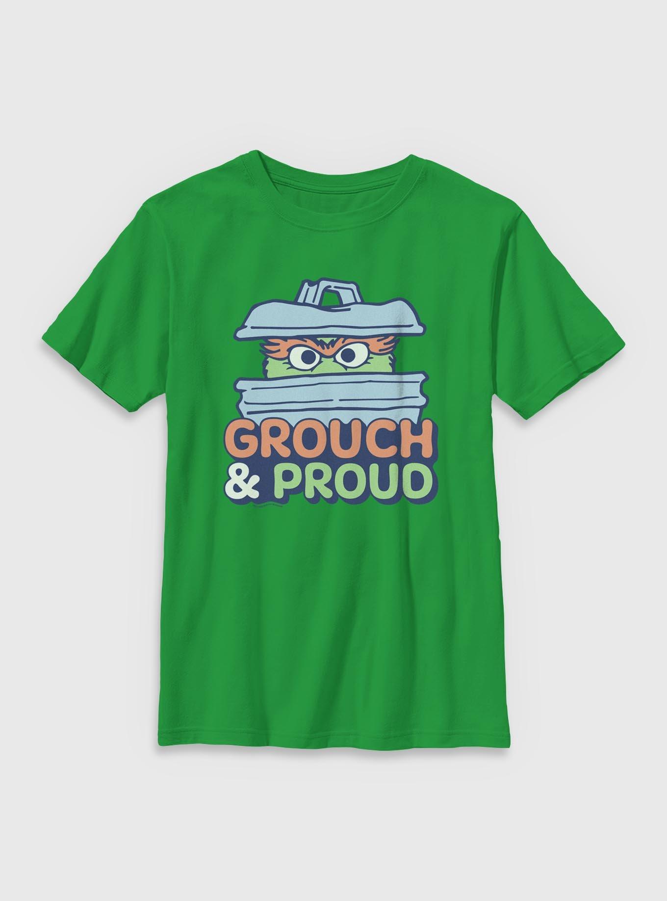 Sesame Street Oscar Grouch And Proud Youth T-Shirt, , hi-res