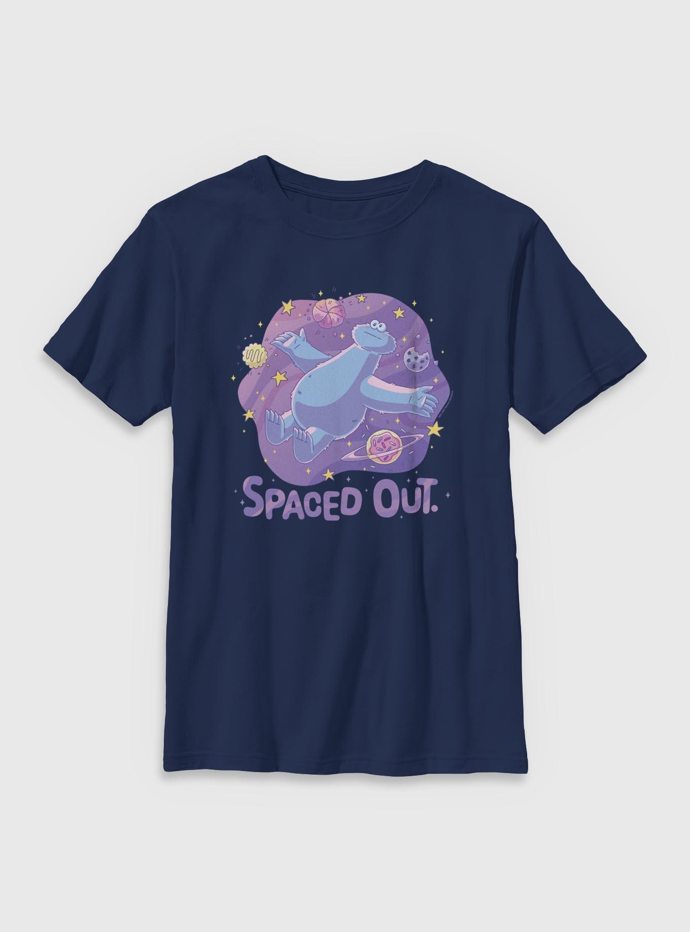 Sesame Street Space Out Cookie Monster Youth T-Shirt, , hi-res