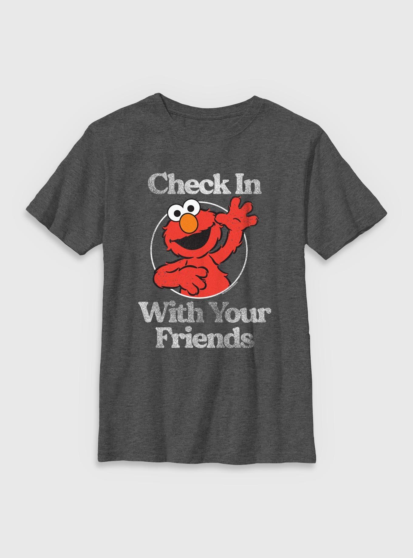 Sesame Street Elmo Check In With Your Friends Youth T-Shirt, , hi-res