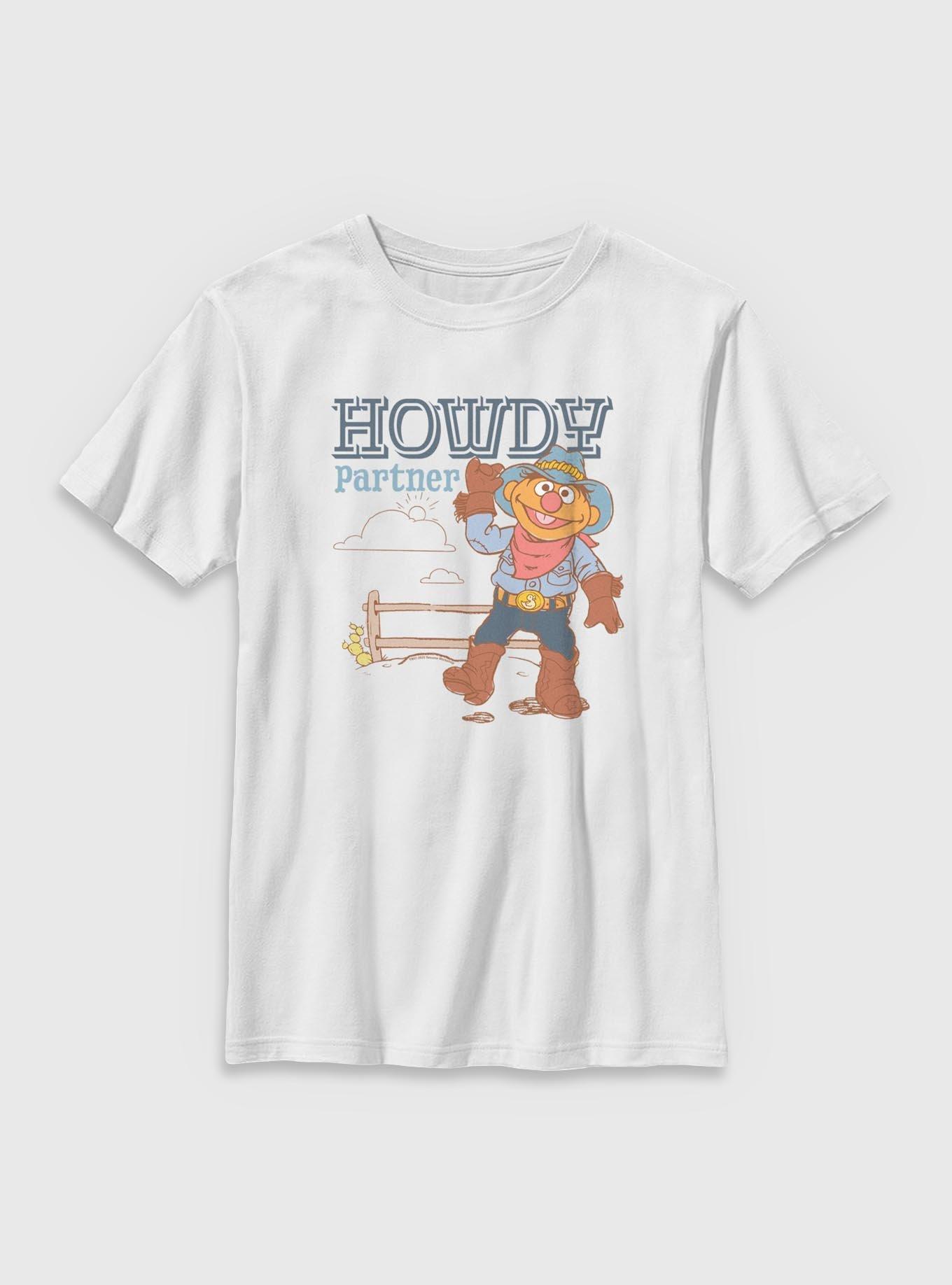 Sesame Street Howdy Partner Ernie Youth T-Shirt, , hi-res