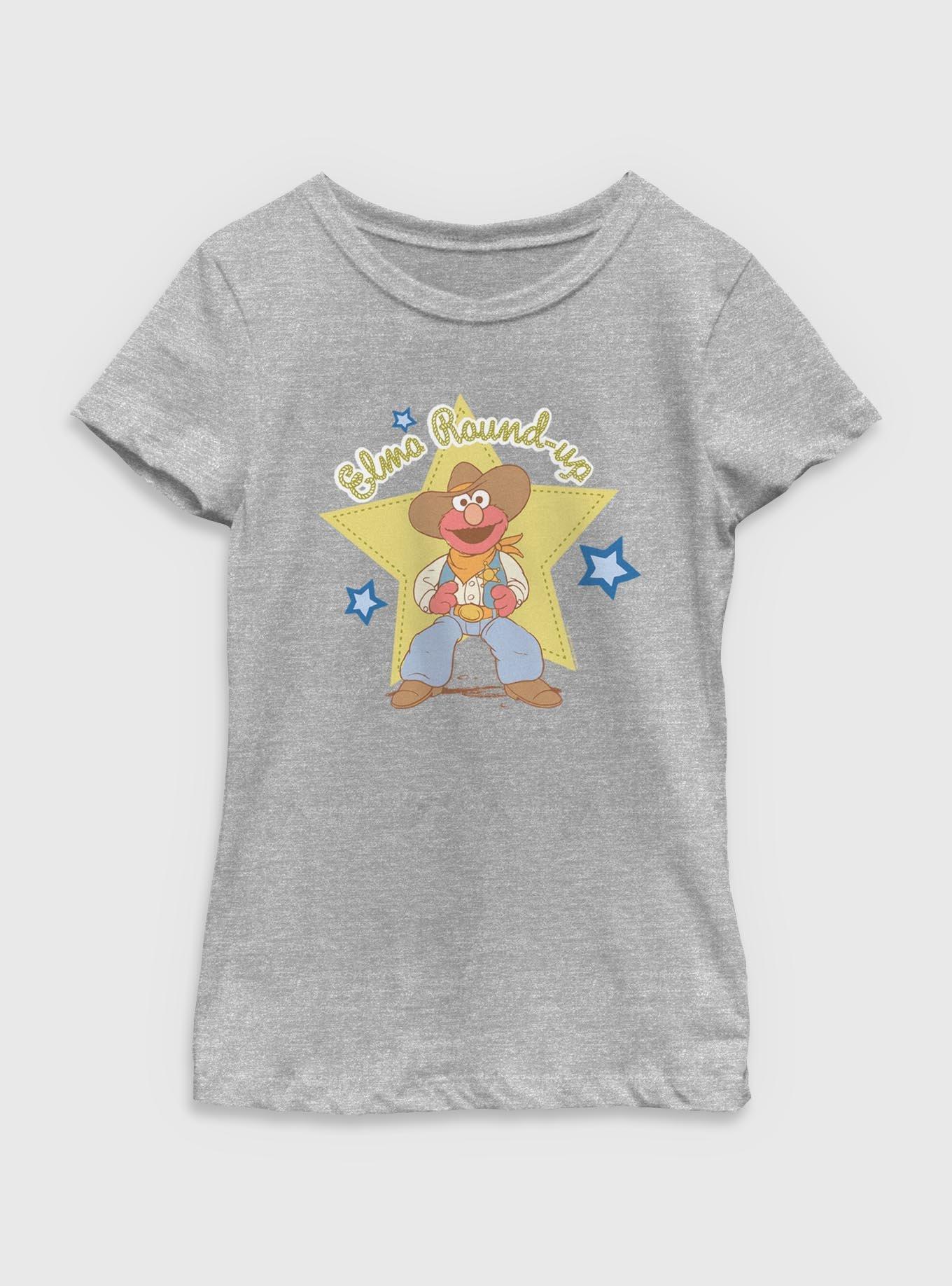 Sesame Street Elmo Round-Up Youth Girls T-Shirt, , hi-res