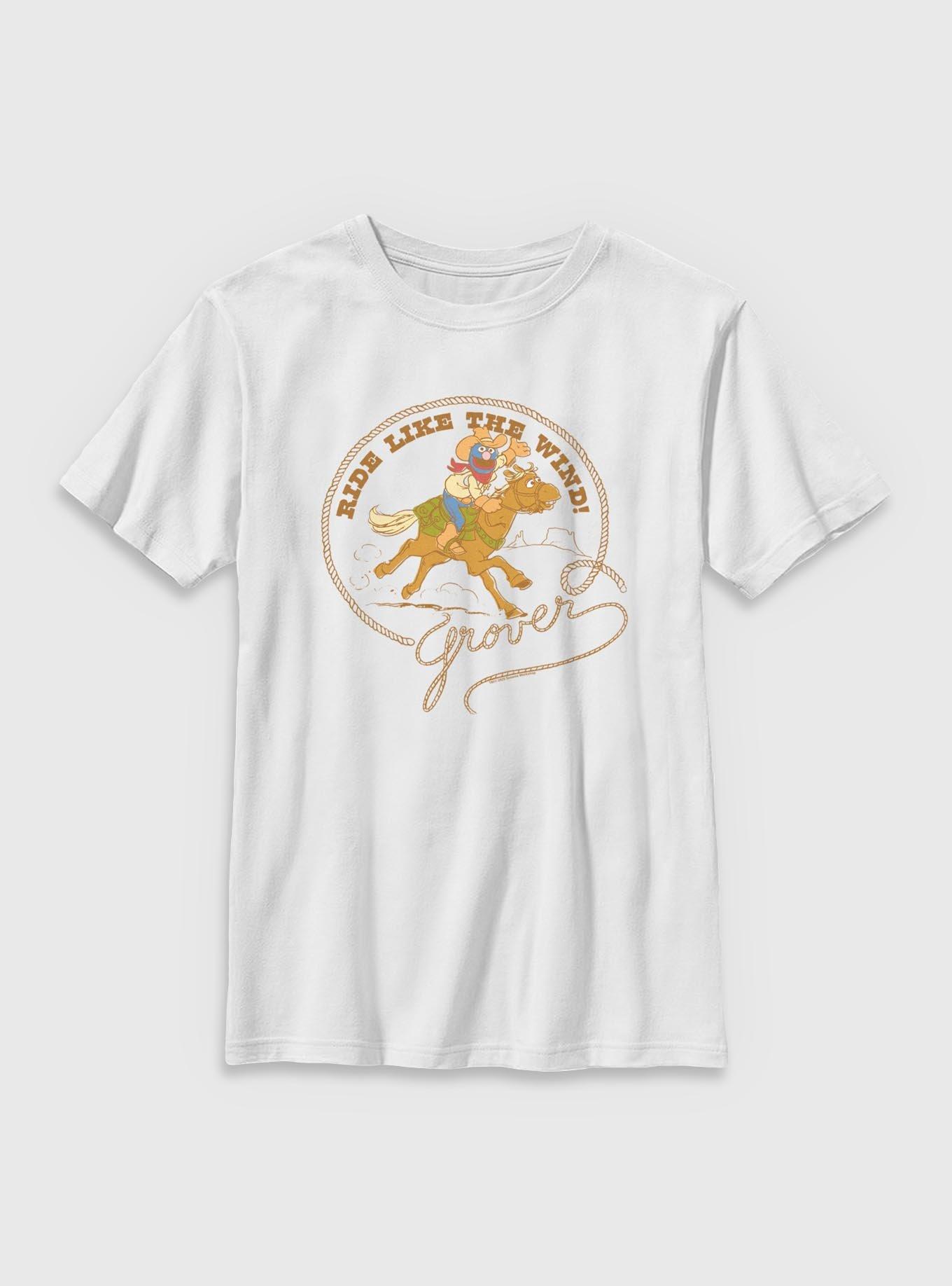 Sesame Street Grover Ride Like The Wind Youth T-Shirt, , hi-res