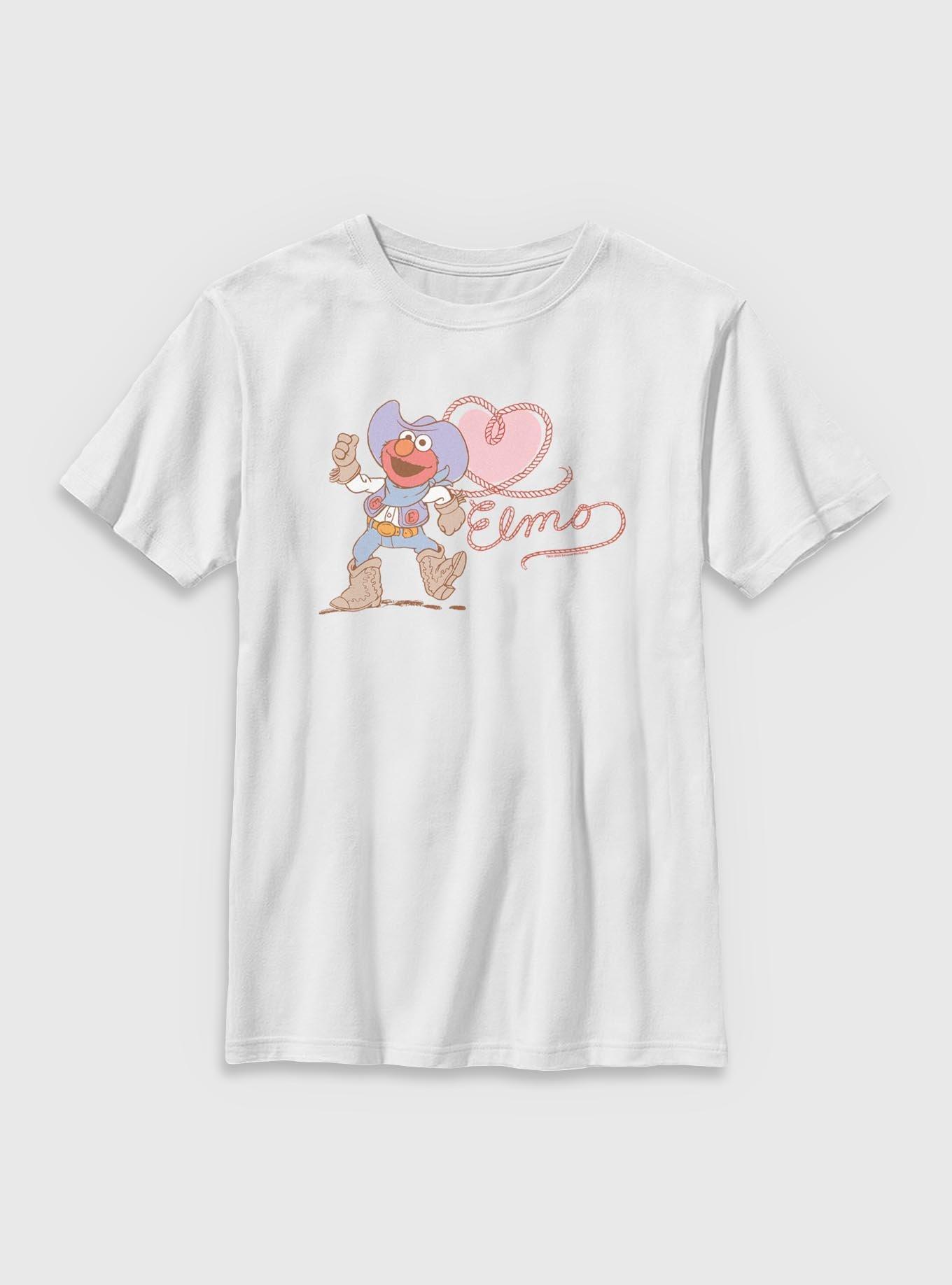 Sesame Street Happy Cowboy Elmo Youth T-Shirt, , hi-res