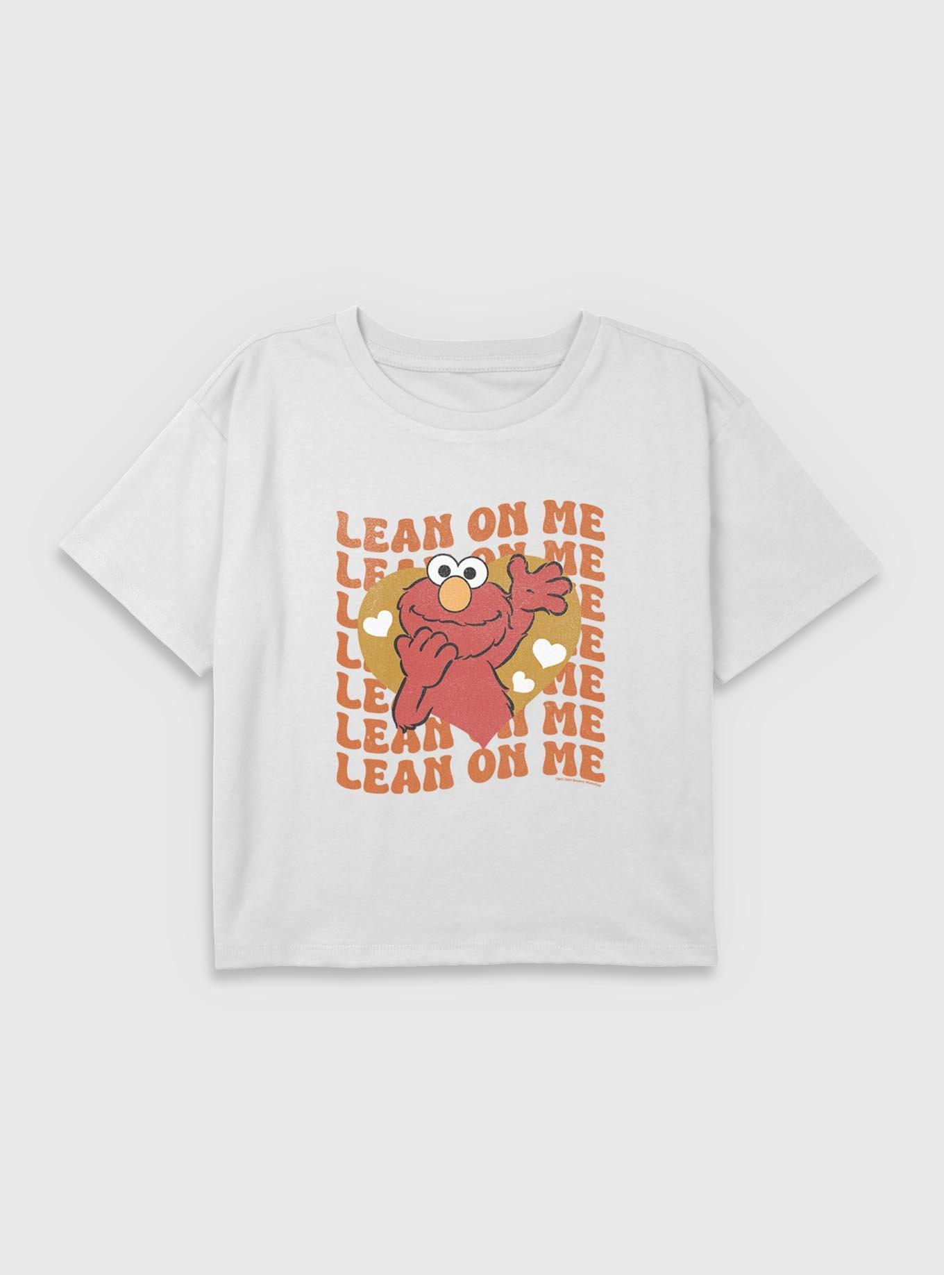Sesame Street Lean On Me Elmo Youth Girls Boxy T-Shirt, , hi-res