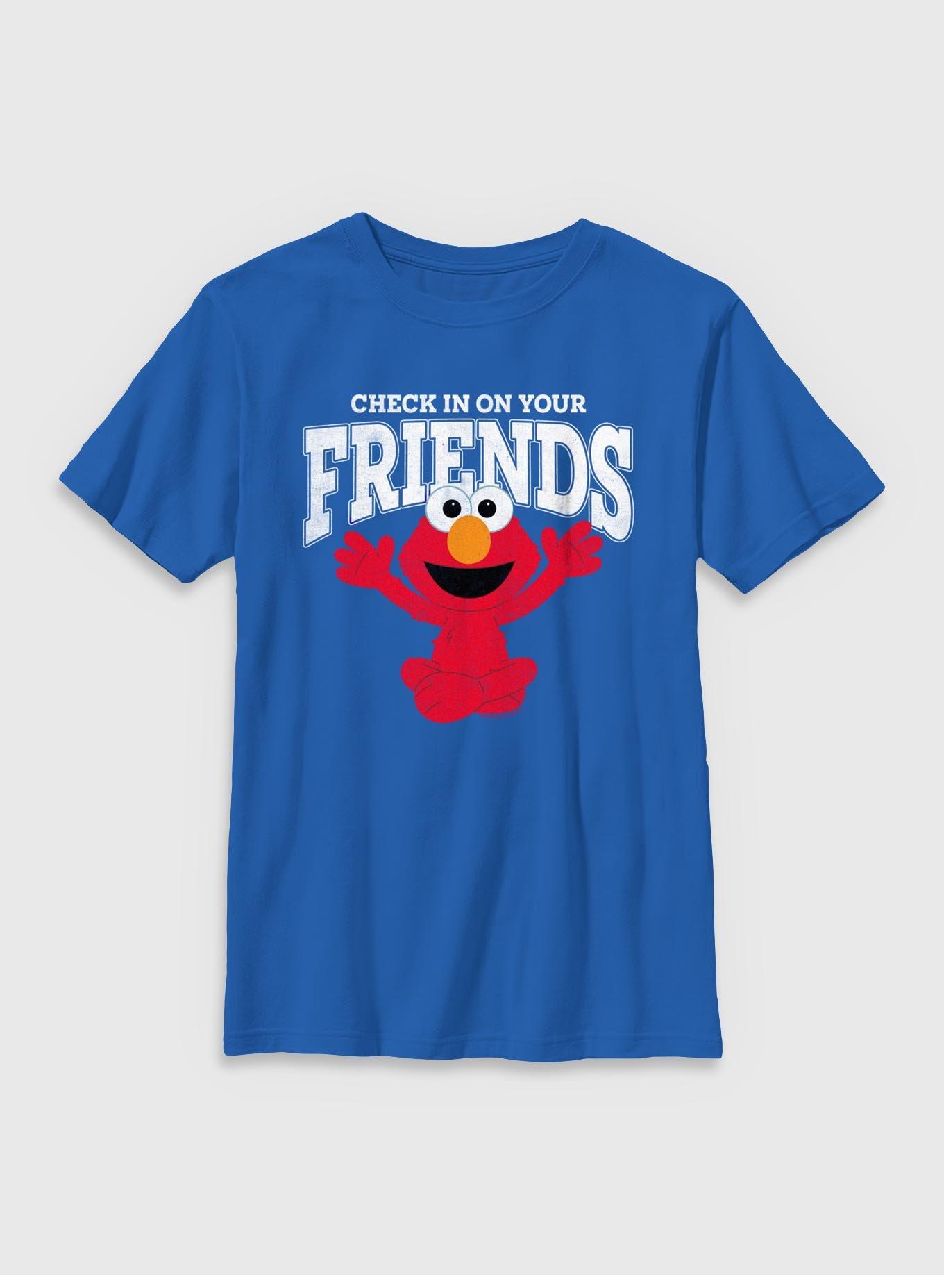 Sesame Street Elmo Check On Your Friends Youth T-Shirt, ROYAL, hi-res