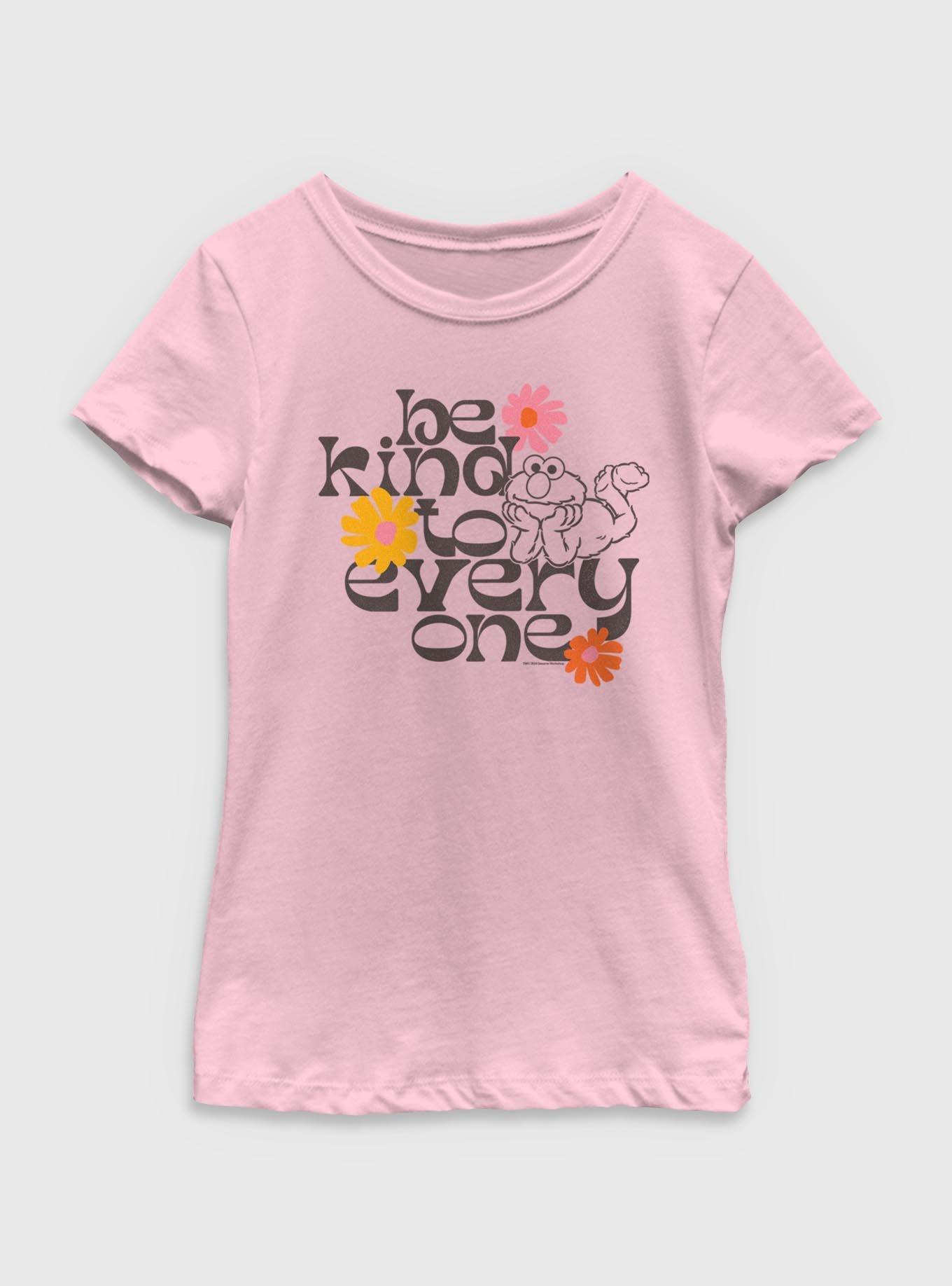 Sesame Street Elmo Be Kind To Everyone Youth Girls T-Shirt, , hi-res