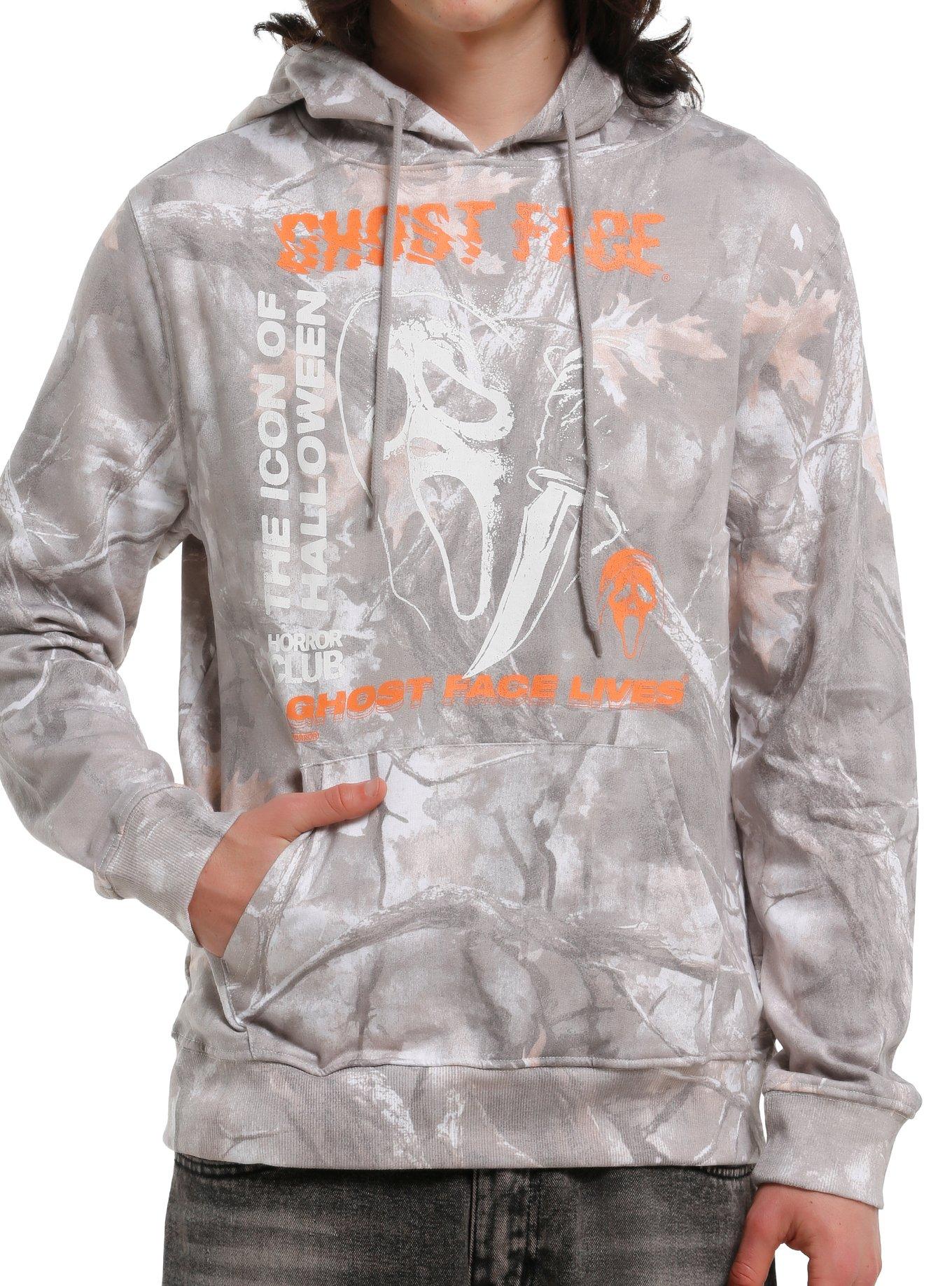 Ghost Face Tree Camo Hoodie, , hi-res