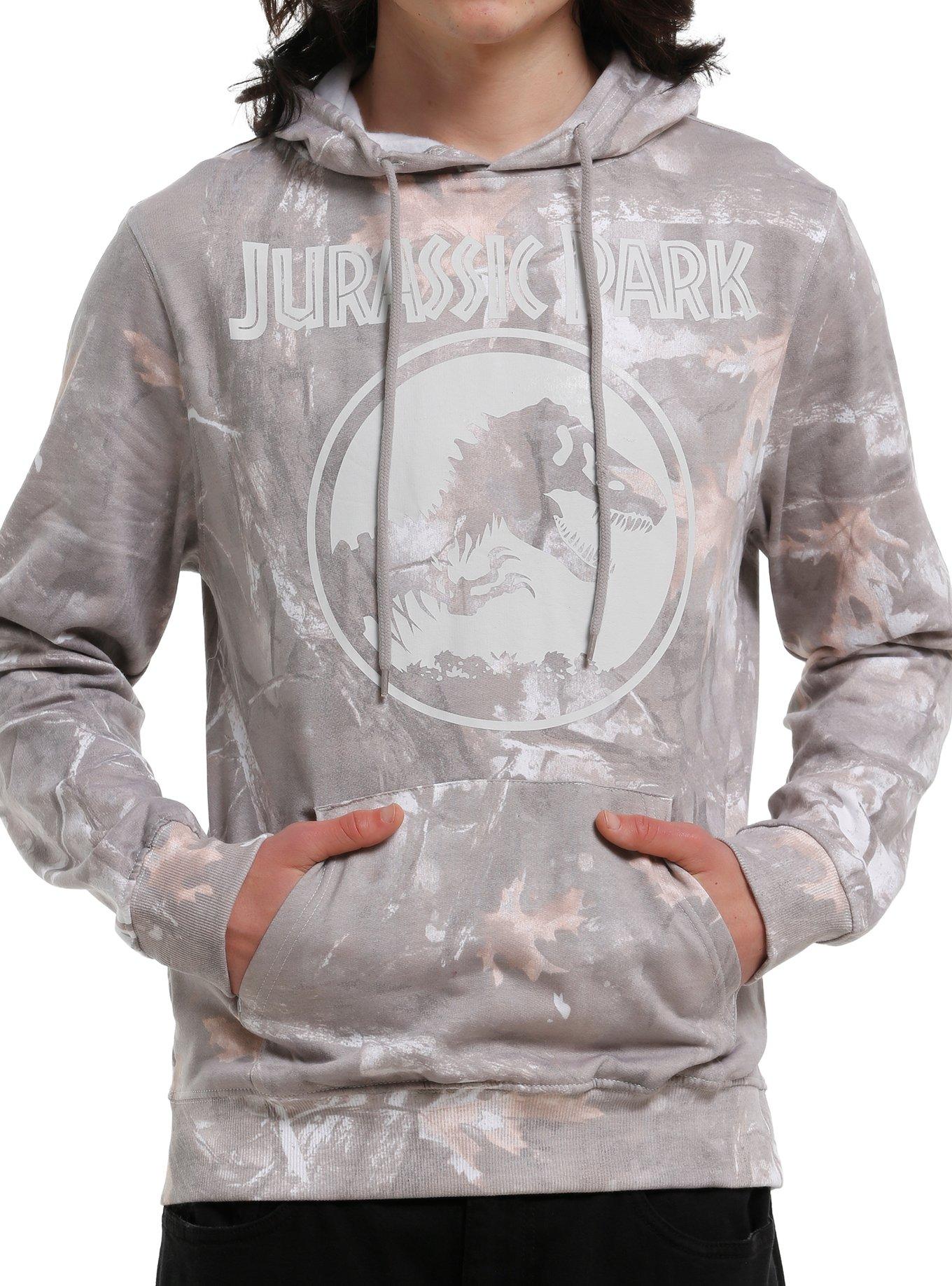 Jurassic Park Logo Tree Camo Hoodie, , hi-res
