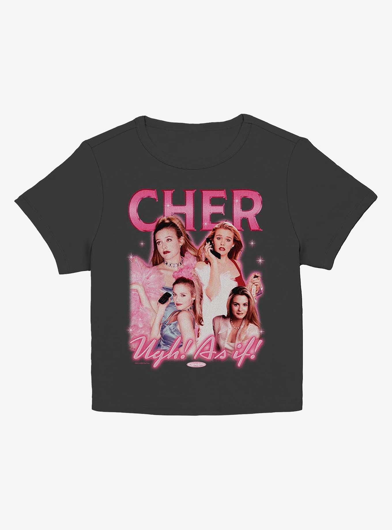 Clueless Y2K Cher Girls Baby T-Shirt, BLACK, hi-res
