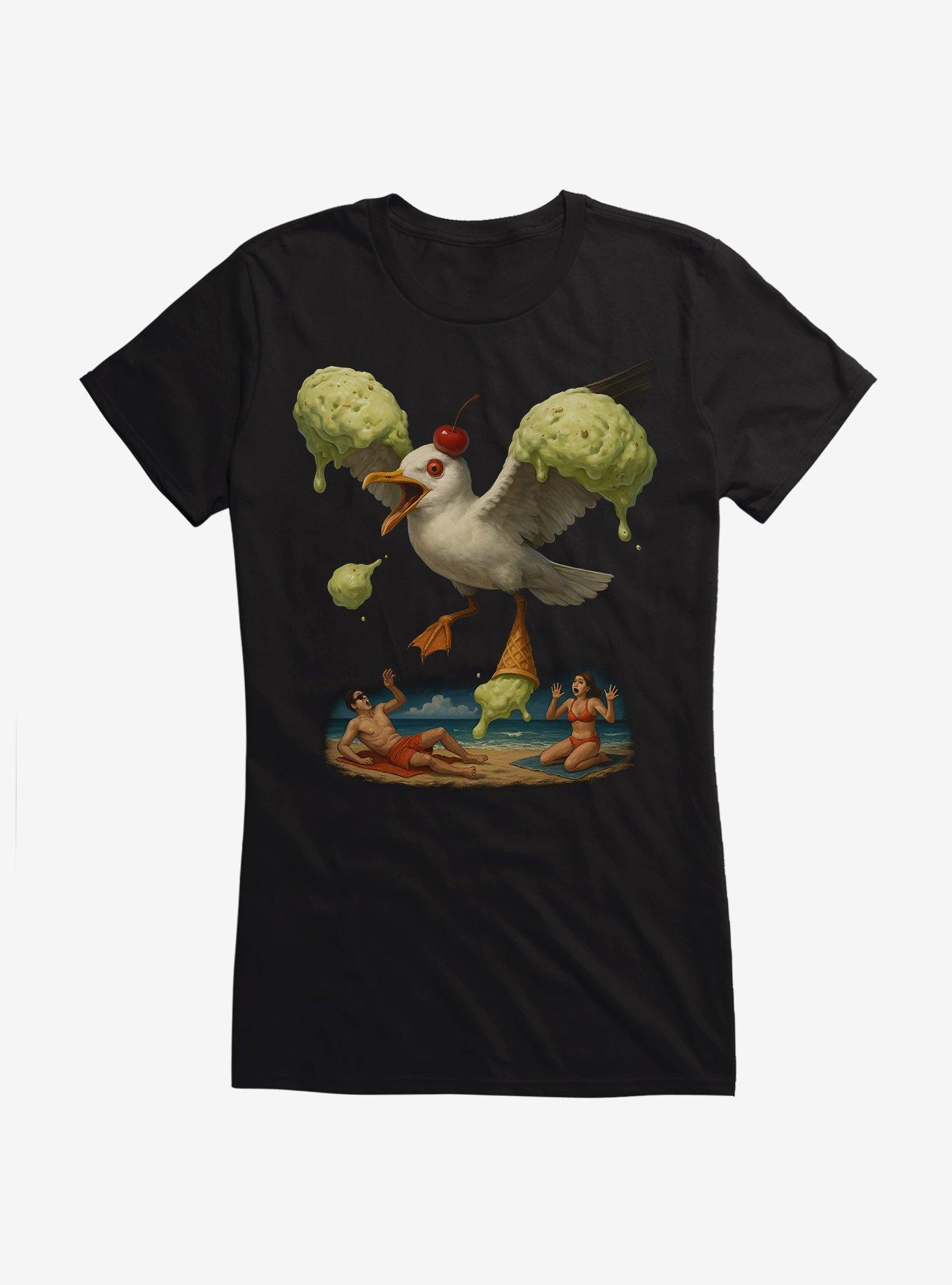 Hot Topic La Dolce Vita Dive Bomb Girls T-Shirt, BLACK, hi-res