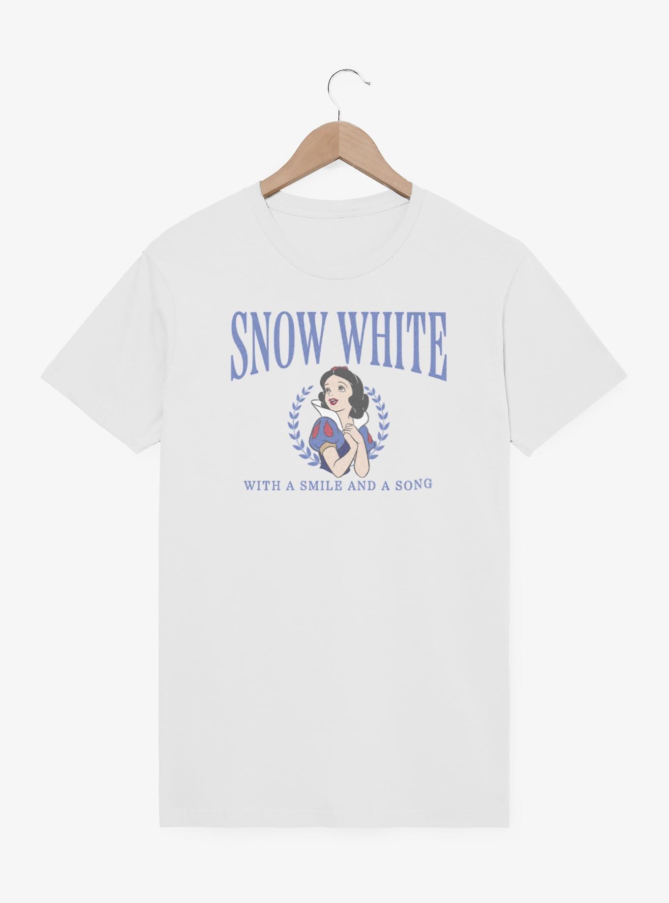 Disney Princesses Snow White Collegiate T-Shirt, WHITE, hi-res