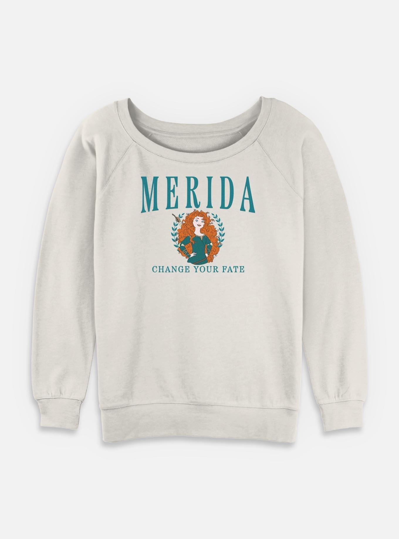 Disney Princesses Merida Collegiate Womens Slouchy Sweatshirt, , hi-res