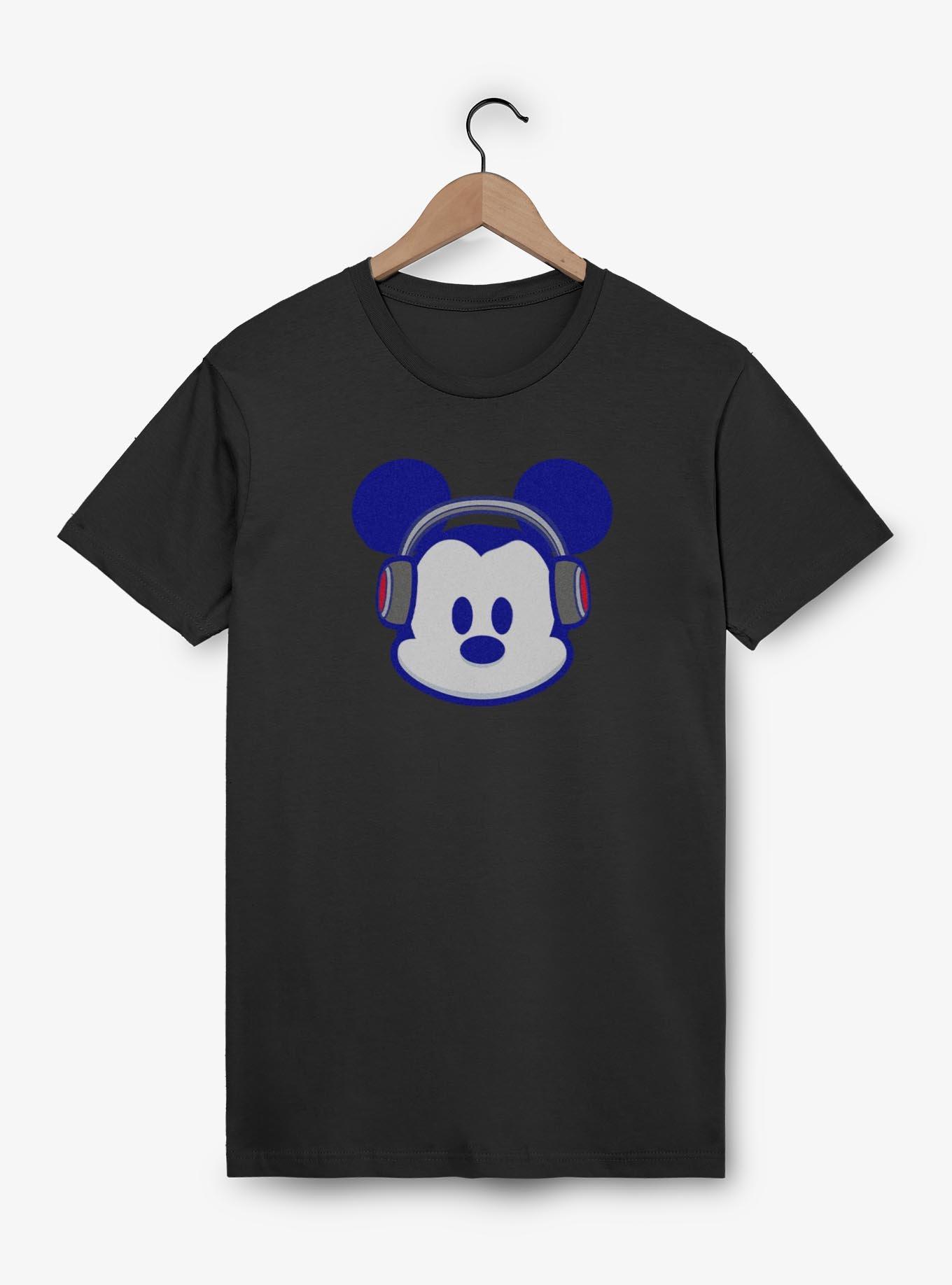 Disney Mickey Mouse Headphones T-Shirt, BLACK, hi-res