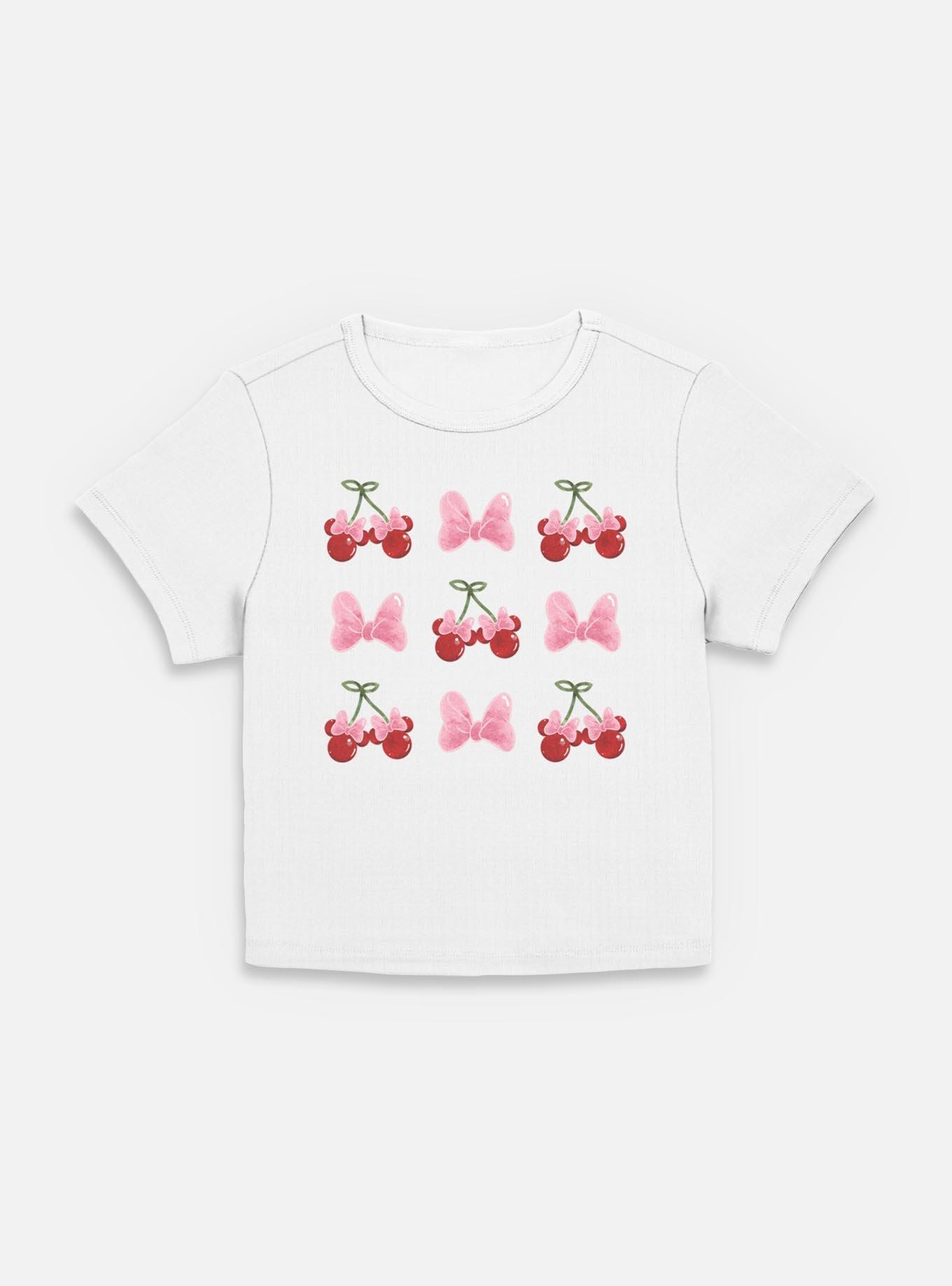 Disney Minnie Mouse Minnie Cherries And Bows Women Baby T-Shirt, , hi-res