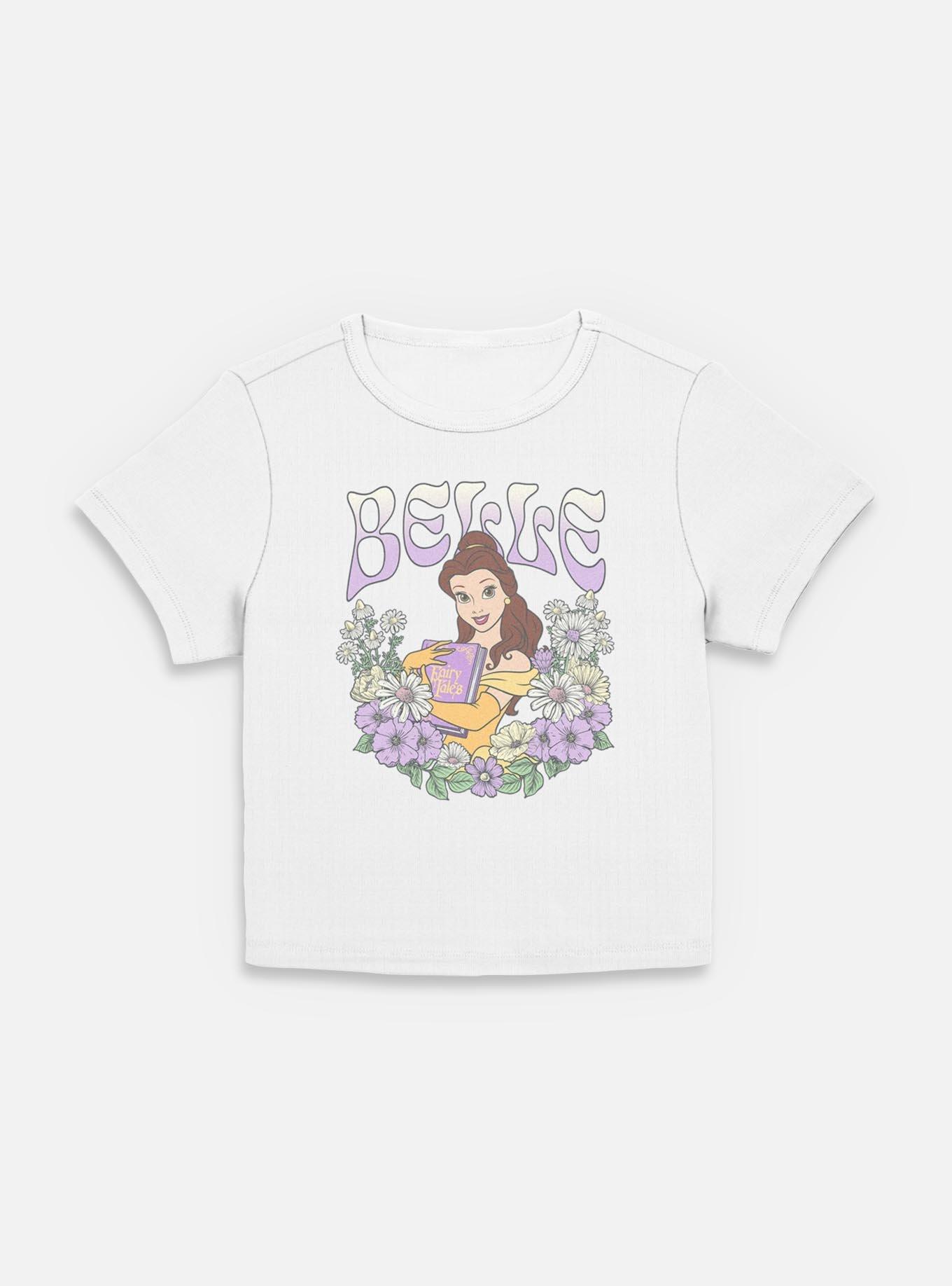Disney Princesses Belle Floral Wreath Women Baby T-Shirt, , hi-res