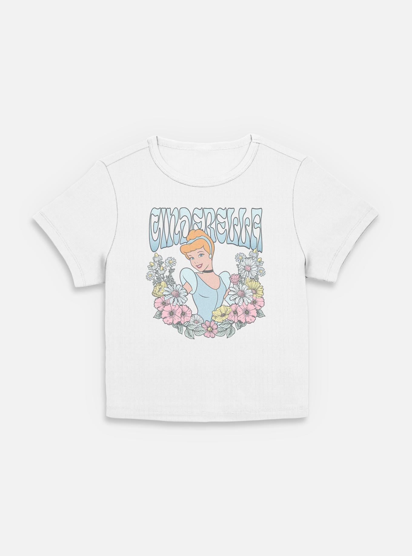 Disney Princesses Cinderella Floral Wreath Women Baby T-Shirt, , hi-res