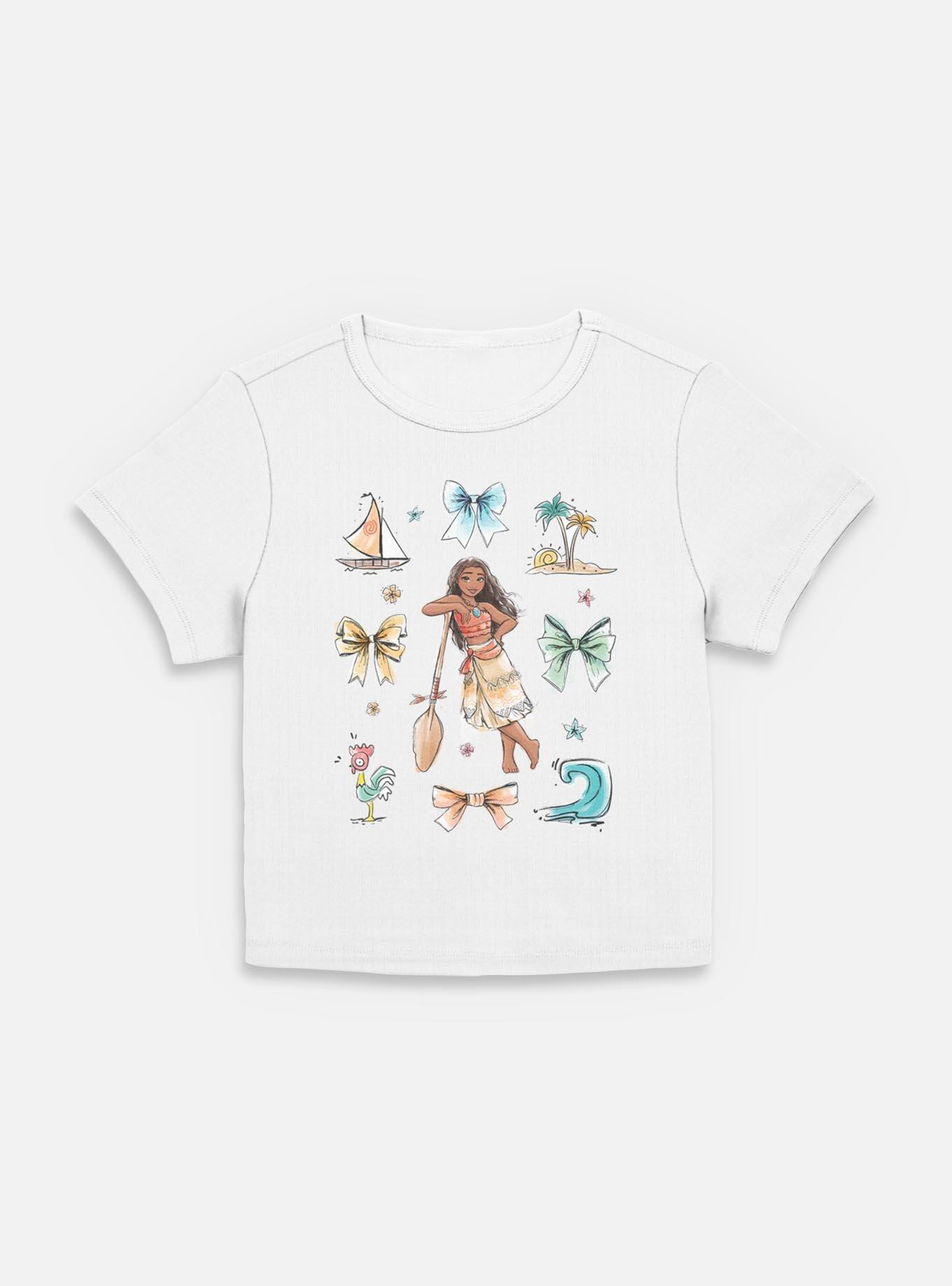 Disney Princesses Moana Bows Women Baby T-Shirt, , hi-res