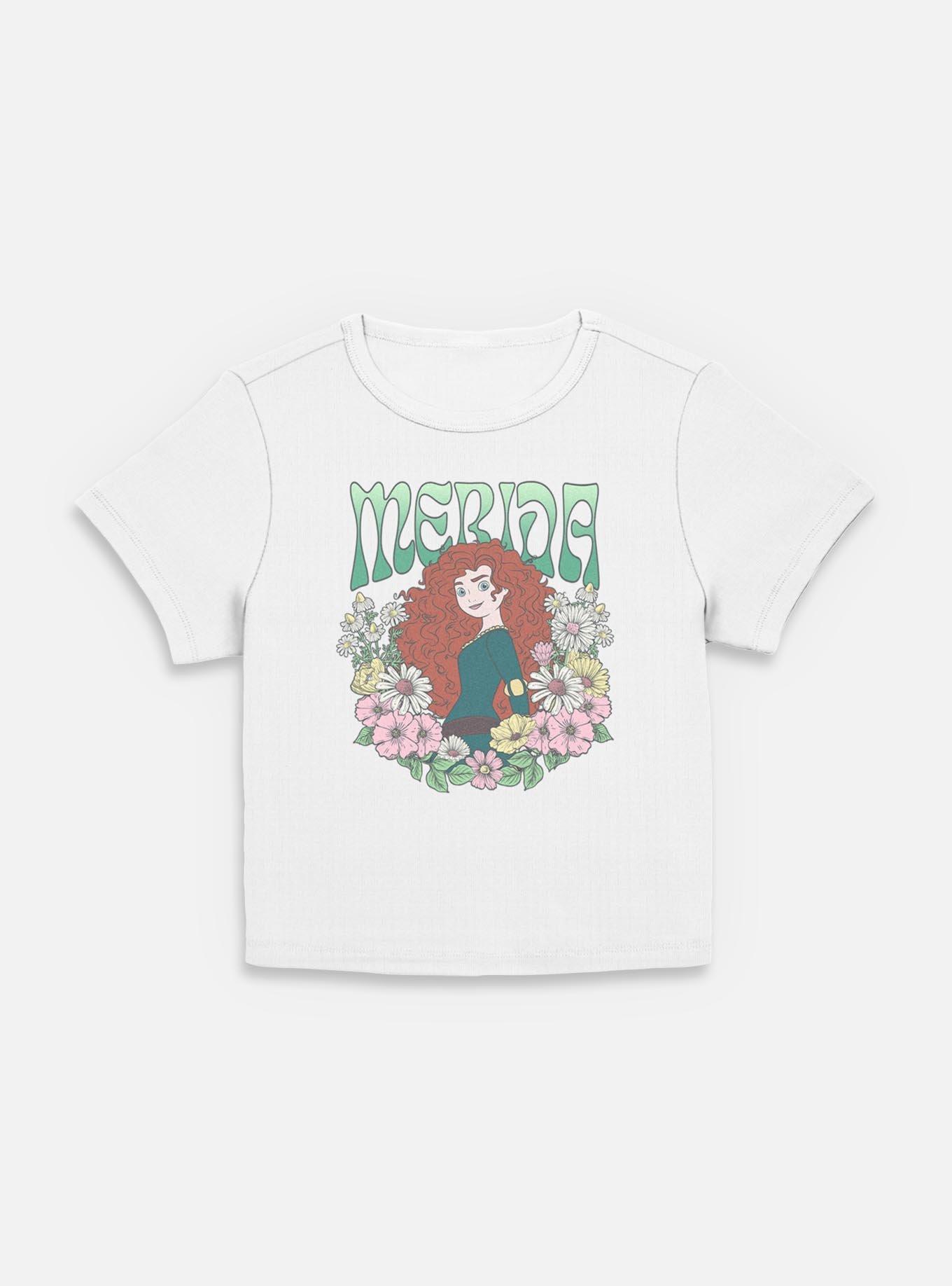 Disney Princesses Merida Floral Wreath Women Baby T-Shirt, , hi-res