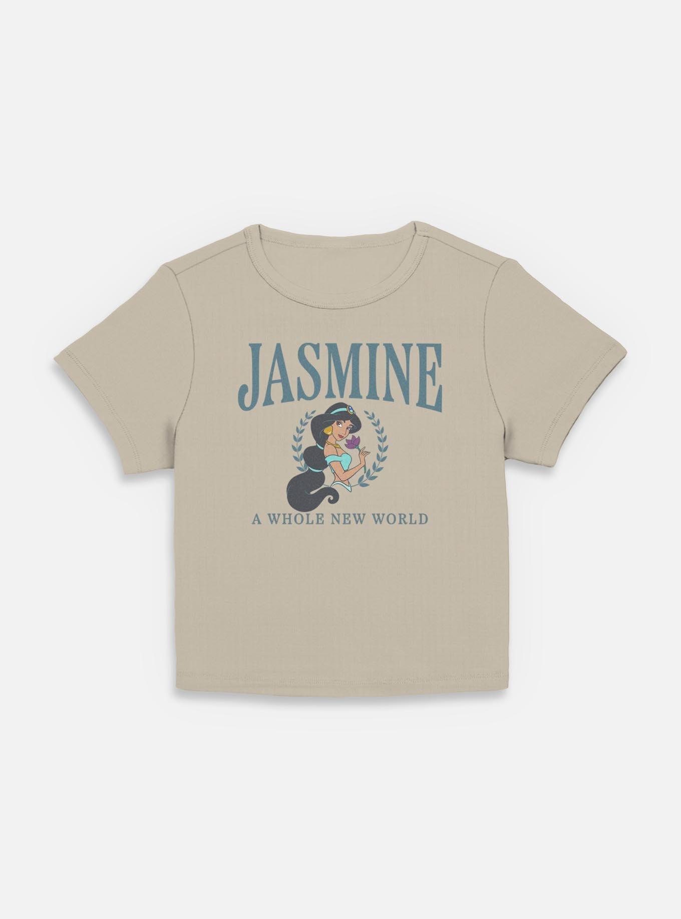 Disney Princesses Jasmine Collegiate Women Baby T-Shirt, , hi-res