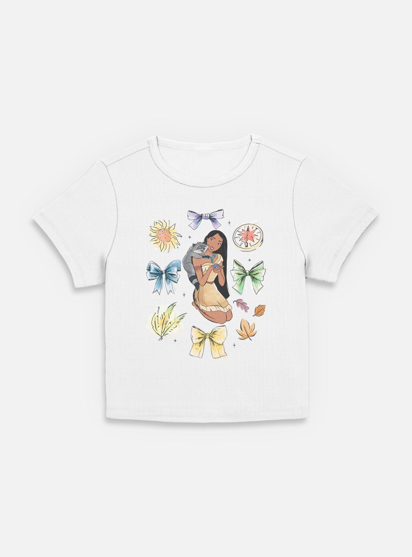 Disney Princesses Pocahontas Bows Women Baby T-Shirt, , hi-res