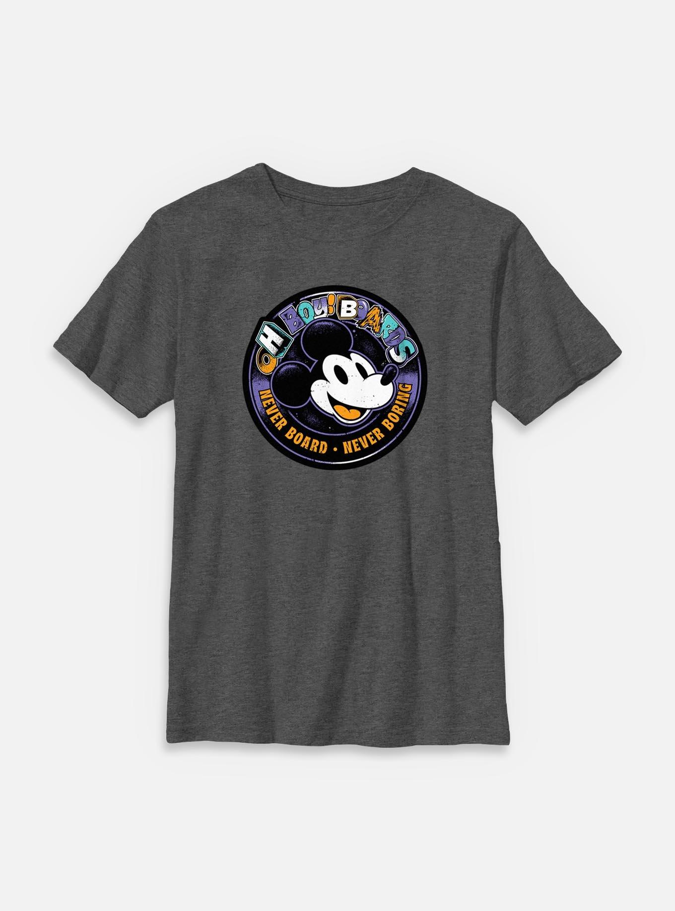 Disney Mickey Mouse Never Board Never Boring Youth T-Shirt, , hi-res