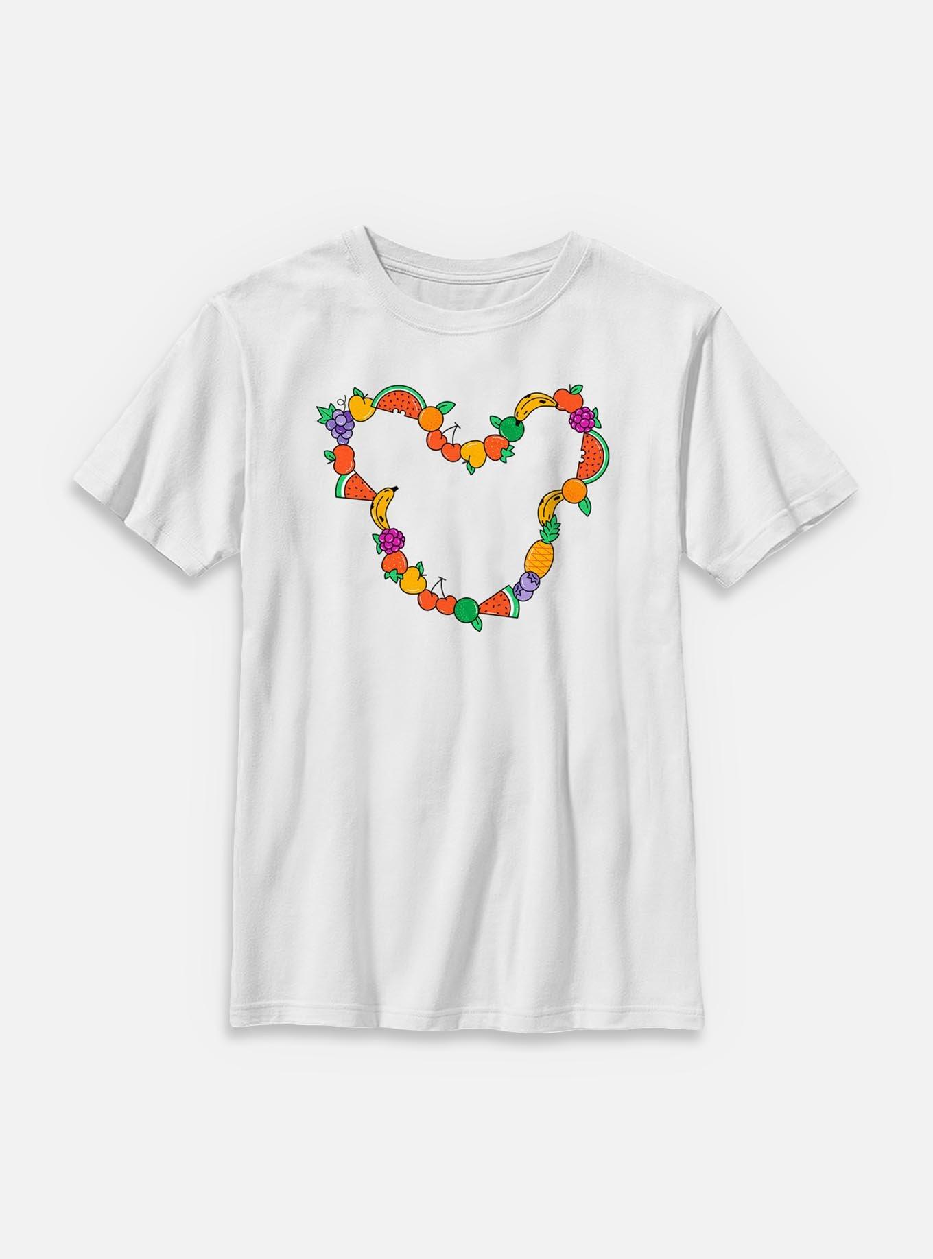 Disney Mickey Mouse Made Of Fruits Youth T-Shirt, , hi-res