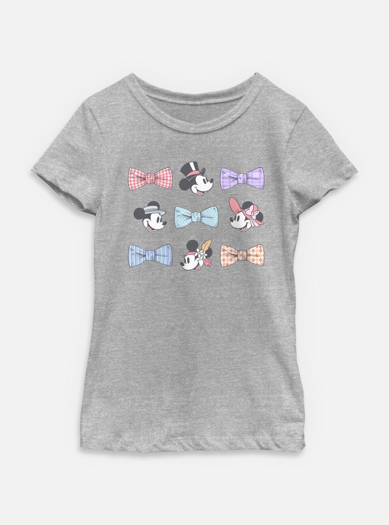 Disney Mickey Mouse Bows Youth Girls T-Shirt, , hi-res