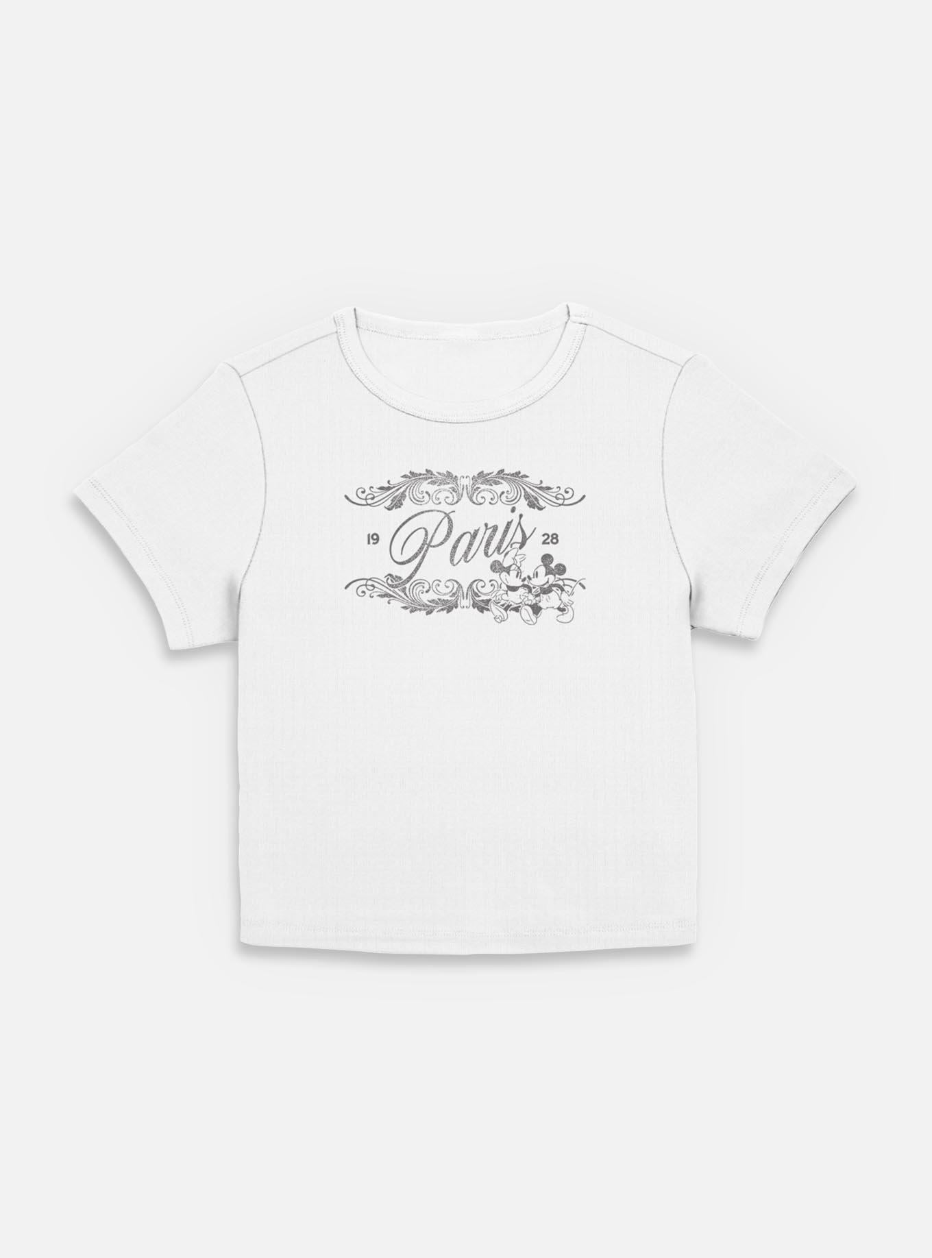 Disney Mickey Mouse With Minnie Mouse Paris 28 Women Baby T-Shirt, EGRET, hi-res